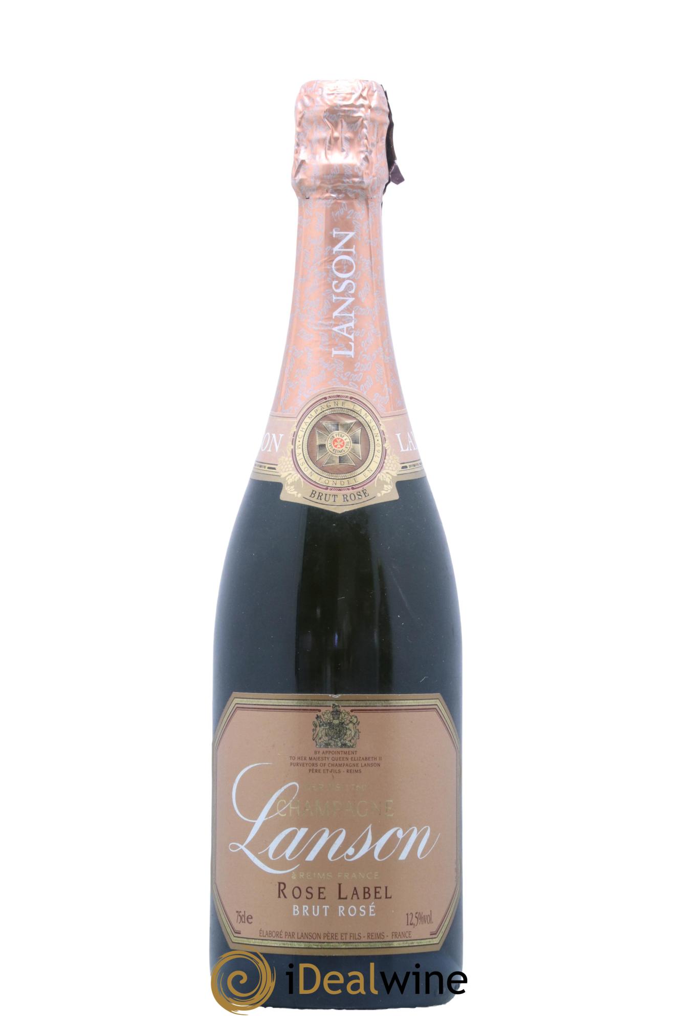 Champagne -- Rose Label Maison Lanson - Lot of 1 bottle - 0