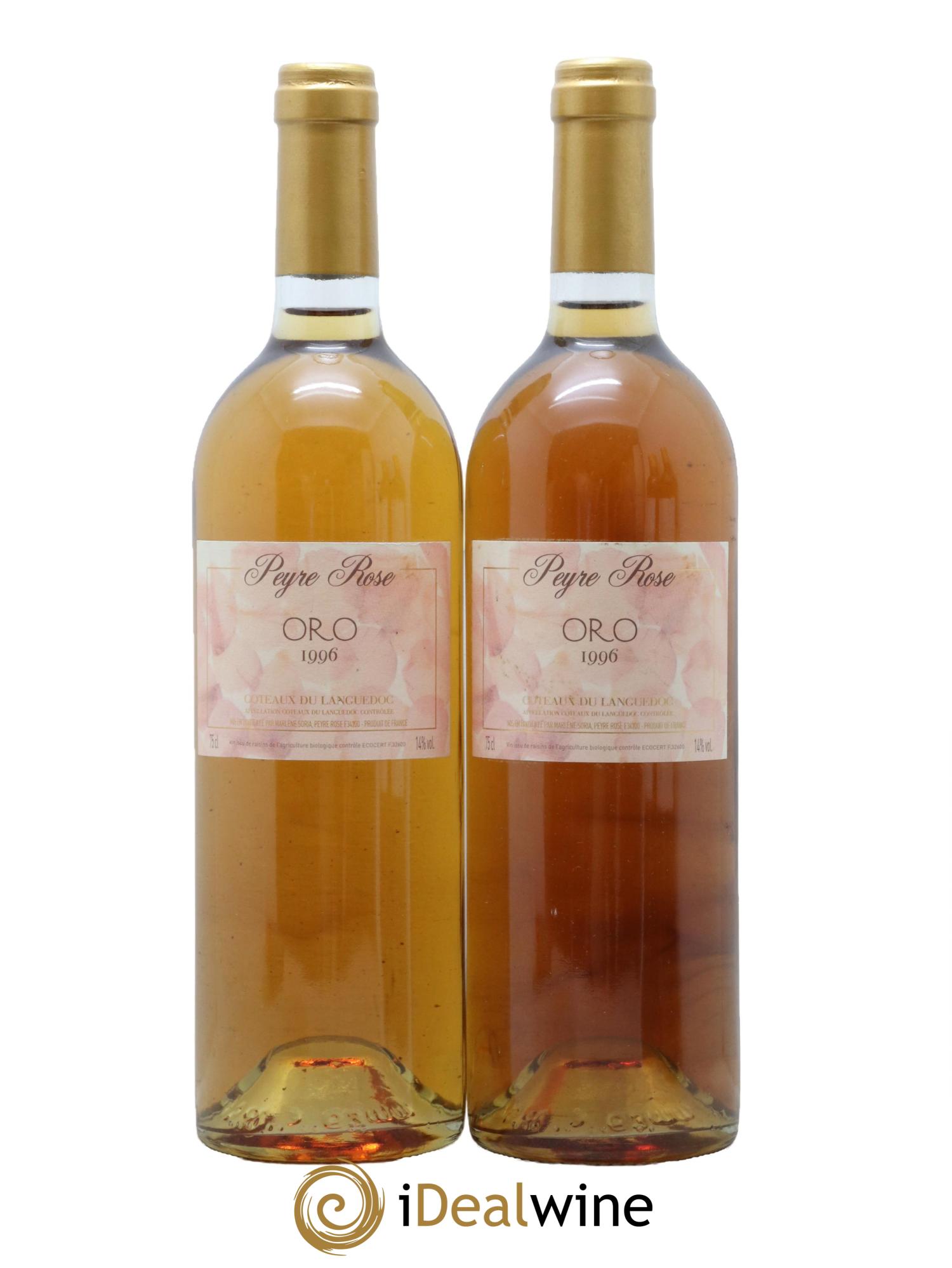 Coteaux du Languedoc Peyre Rose  Oro Marlène Soria 1996 - Posten von 2 Flaschen - 0