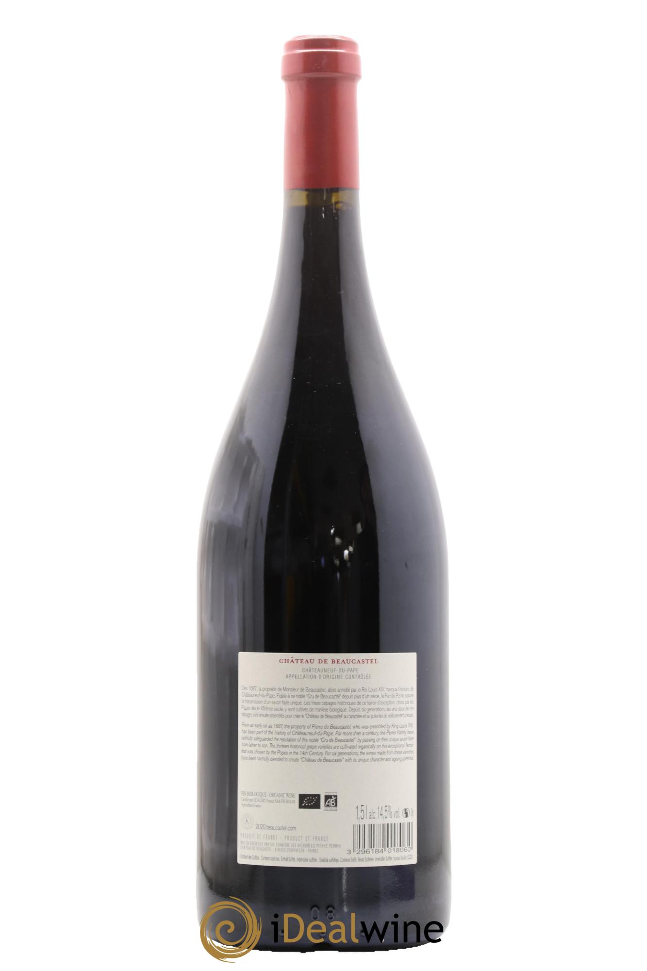 Châteauneuf-du-Pape Château de Beaucastel Famille Perrin  2020 - Lotto di 1 magnum - 1