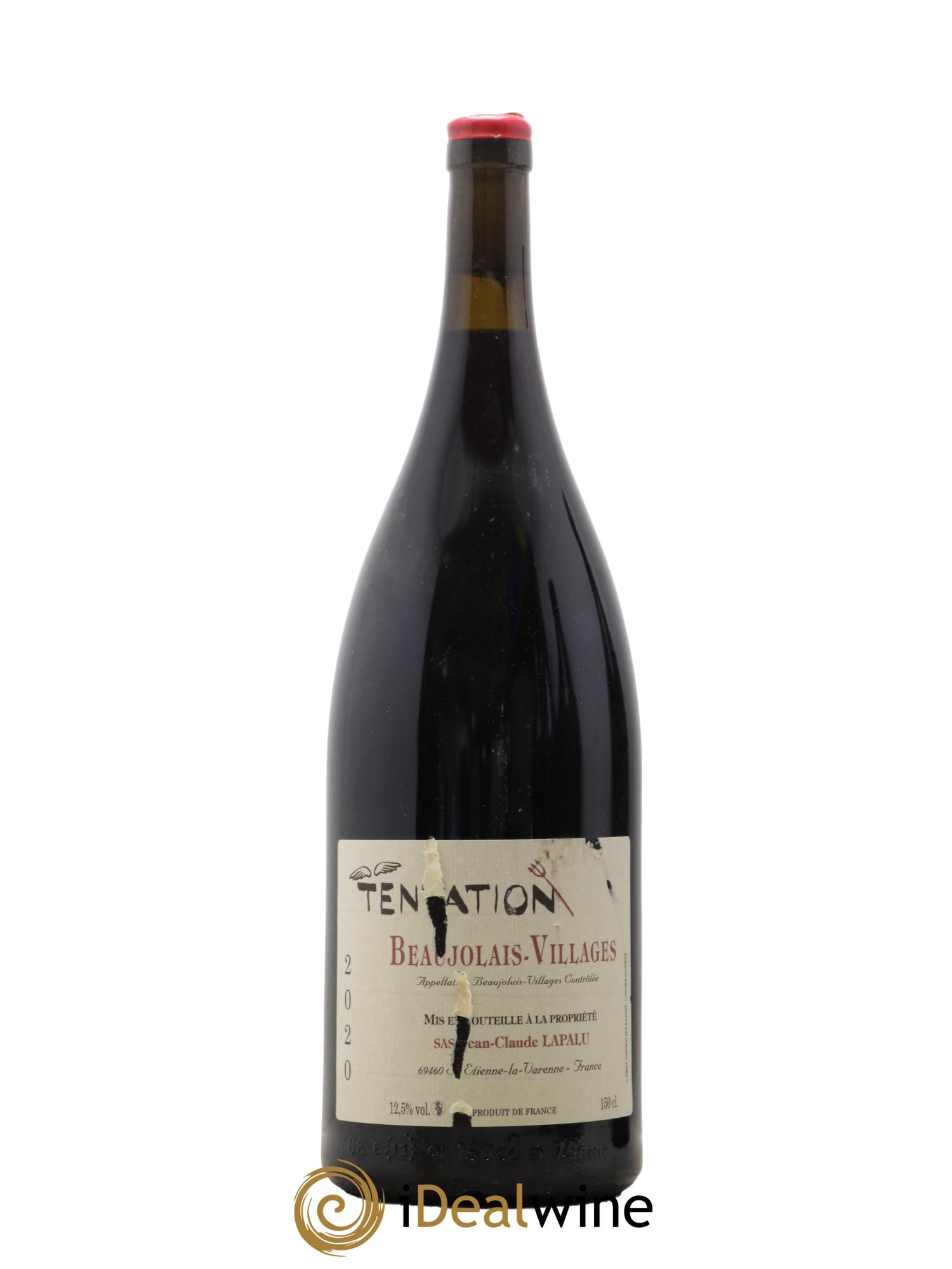 Beaujolais-Villages Tentation Jean-Claude Lapalu 2020 - Lot of 1 magnum - 0