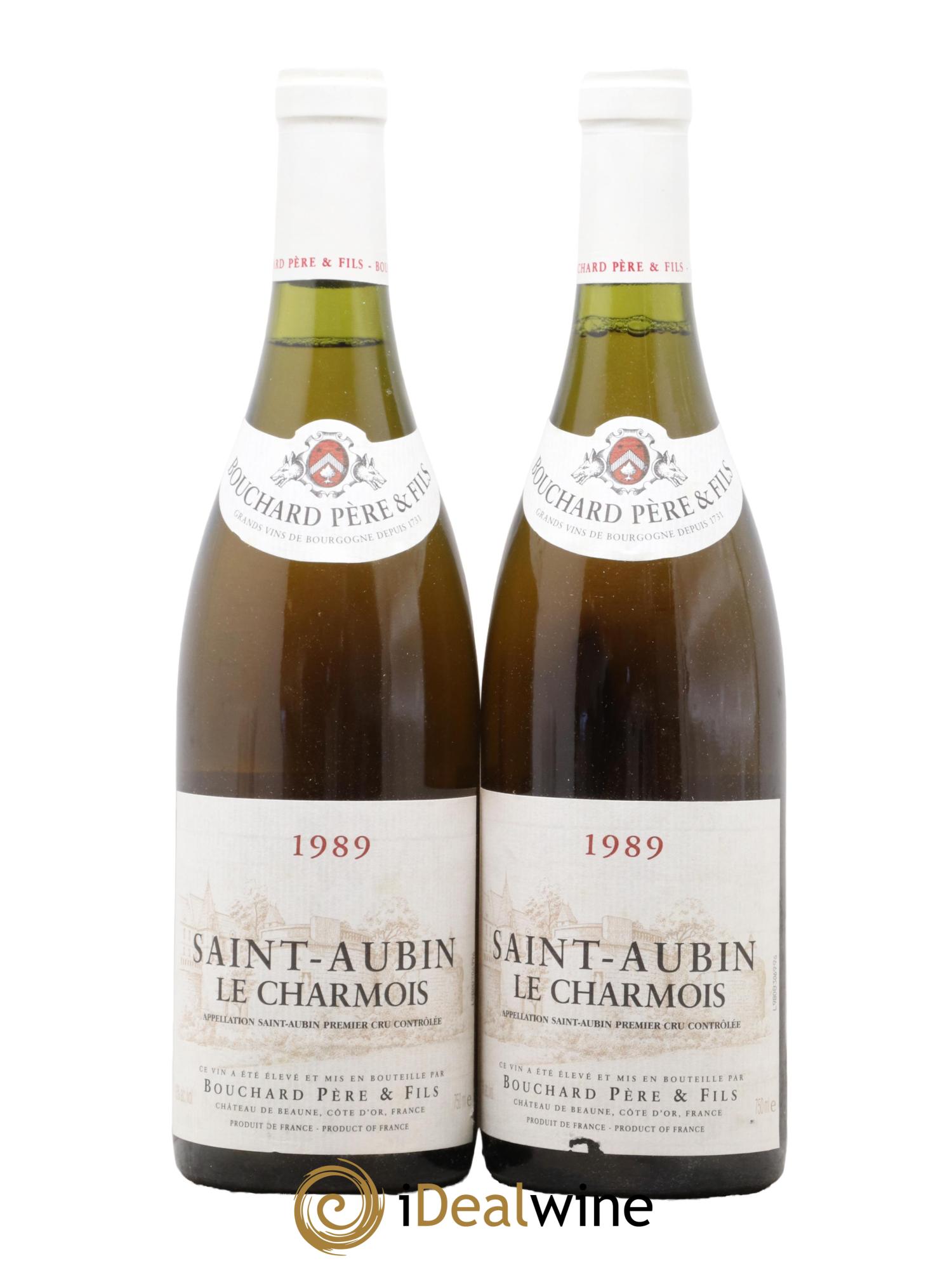 Saint-Aubin Le Charmois Maison Bouchard Père et Fils 1989 - Posten von 2 Flaschen - 0