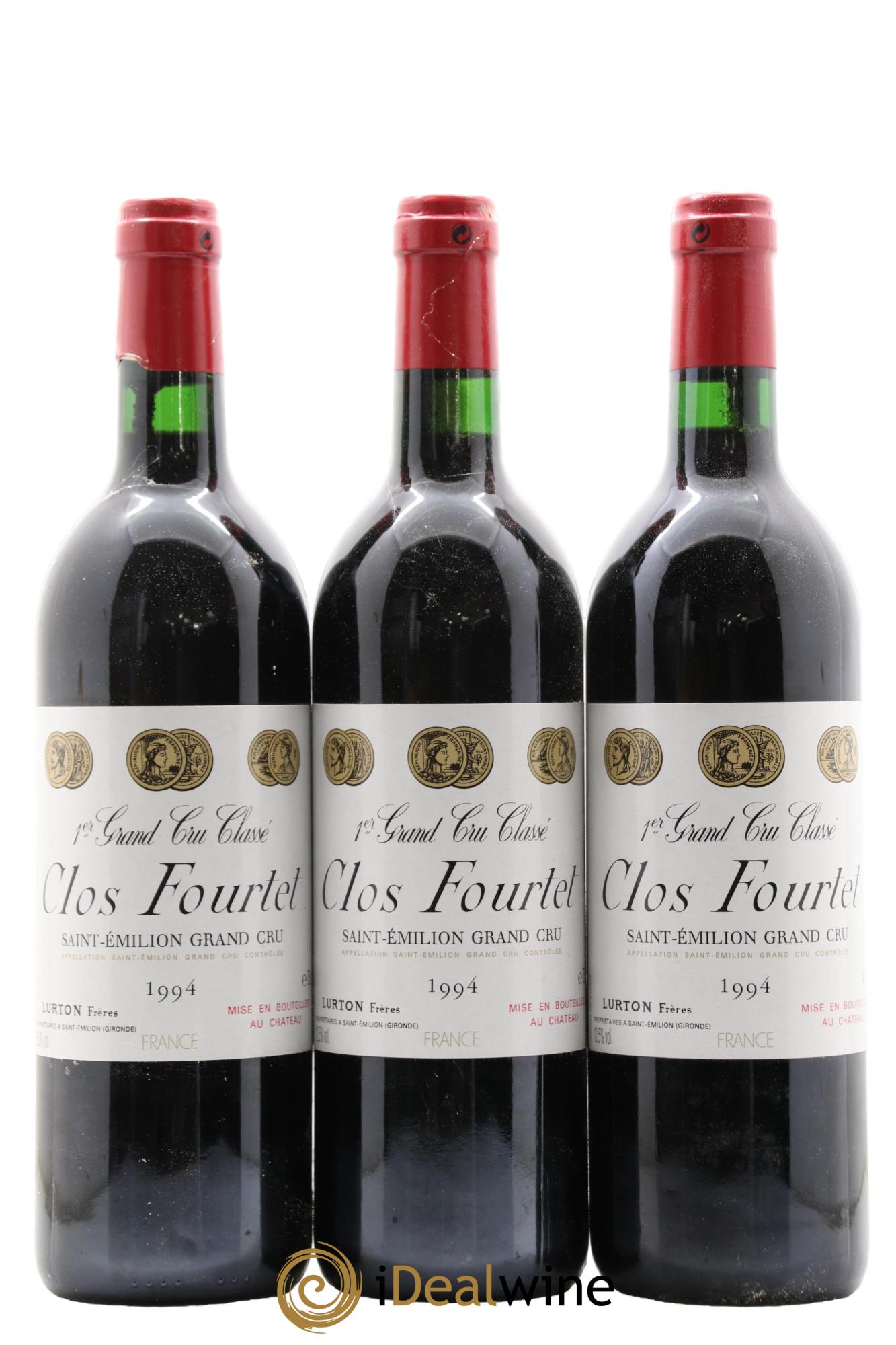 Clos Fourtet 1er Grand Cru Classé B 1994 - Lot of 12 bottles - 4