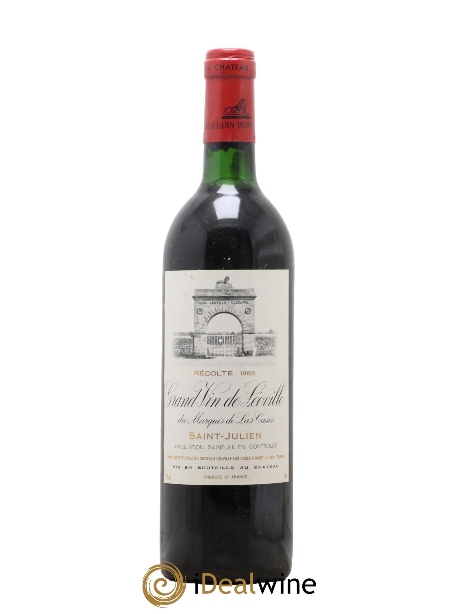 Château Léoville Las Cases 2ème Grand Cru Classé 1988 - Lot de 1 bouteille - 0