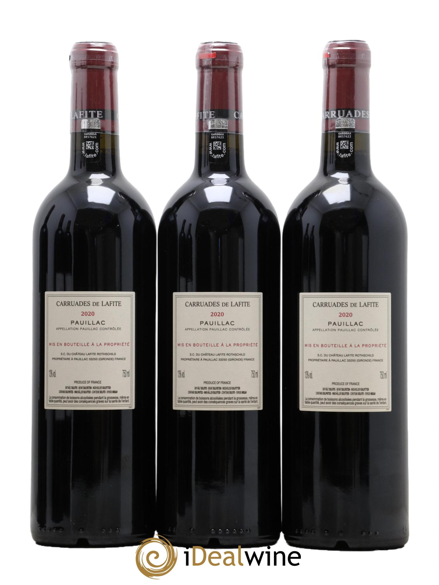 Carruades de Lafite Rothschild Second Vin 2020 - Lot de 6 bouteilles - 2