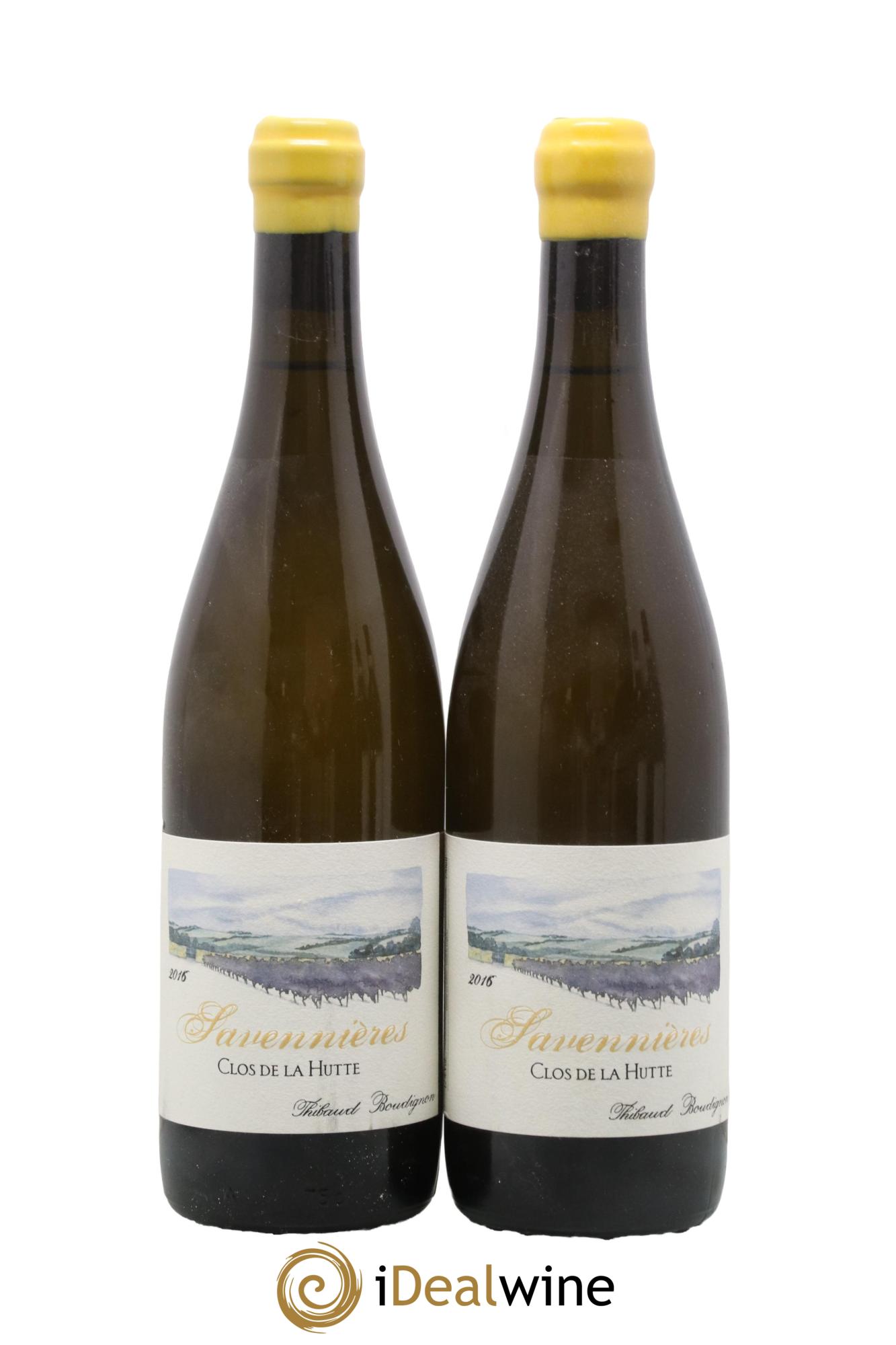 Savennières Clos de la Hutte Thibaud Boudignon 2016 - Posten von 2 Flaschen - 0