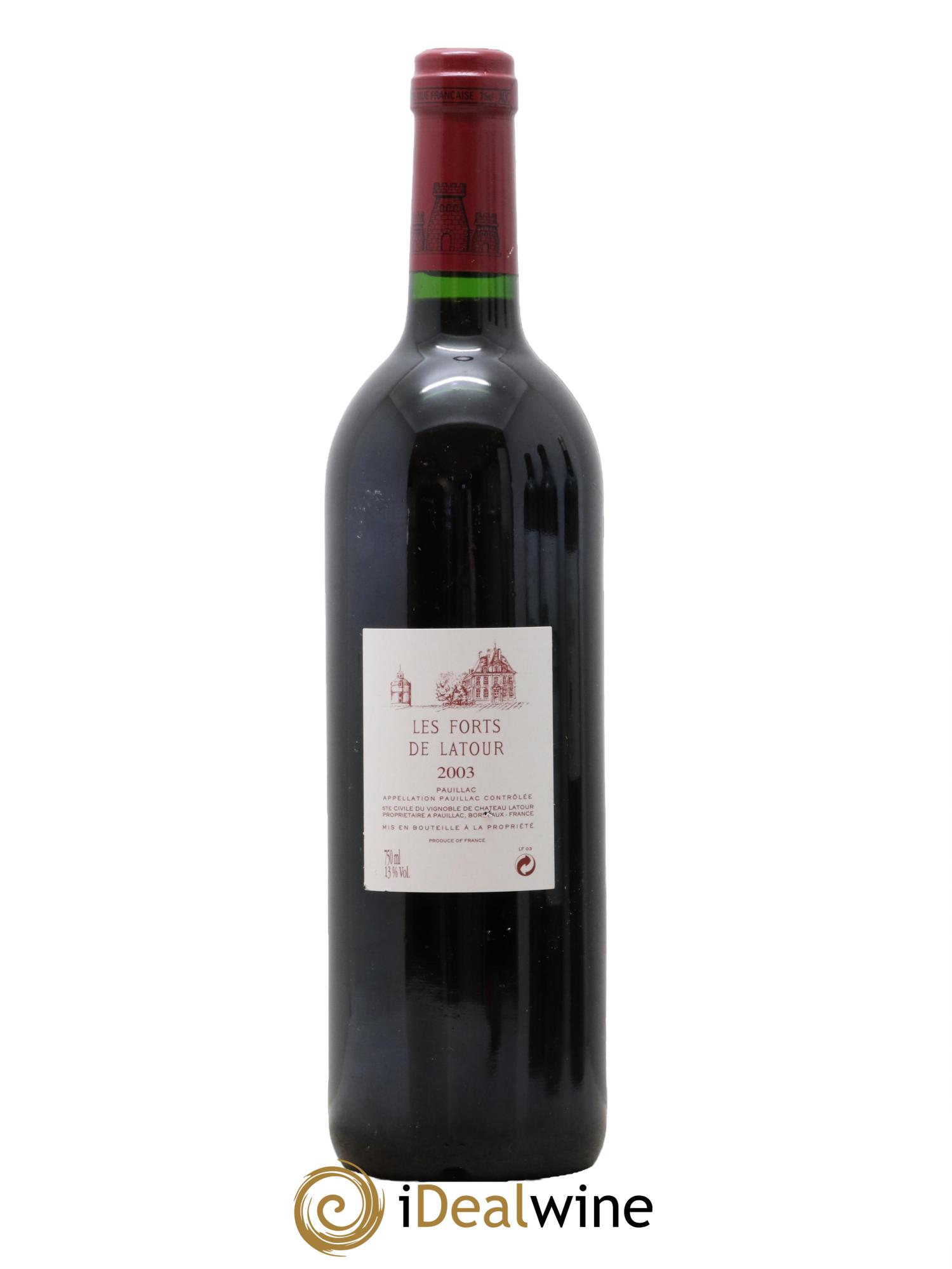 Les Forts de Latour Second Vin 2003 - Lotto di 1 bottiglia - 1