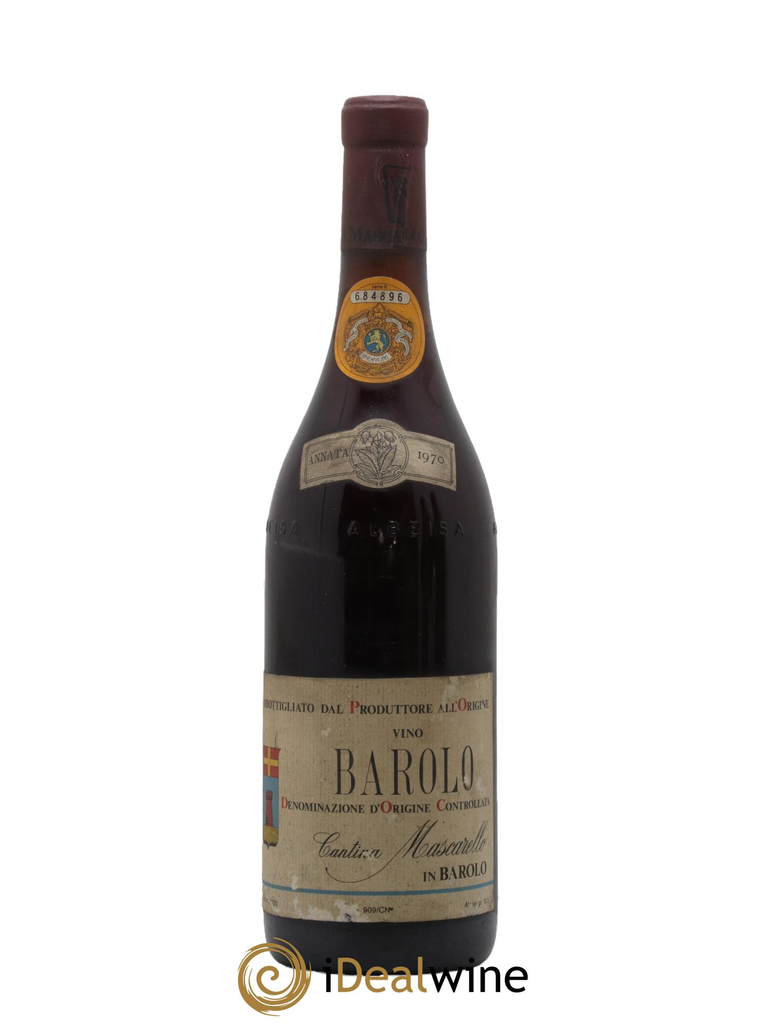 Barolo DOCG Bartolo Mascarello 1970 - Lotto di 1 bottiglia - 0