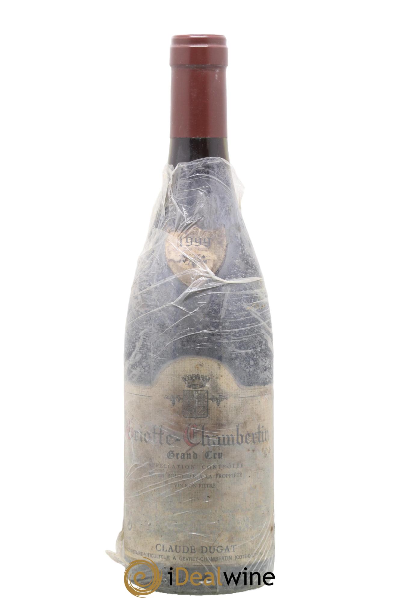 Griotte-Chambertin Grand Cru Claude Dugat 1999 - Lot de 1 bouteille - 0