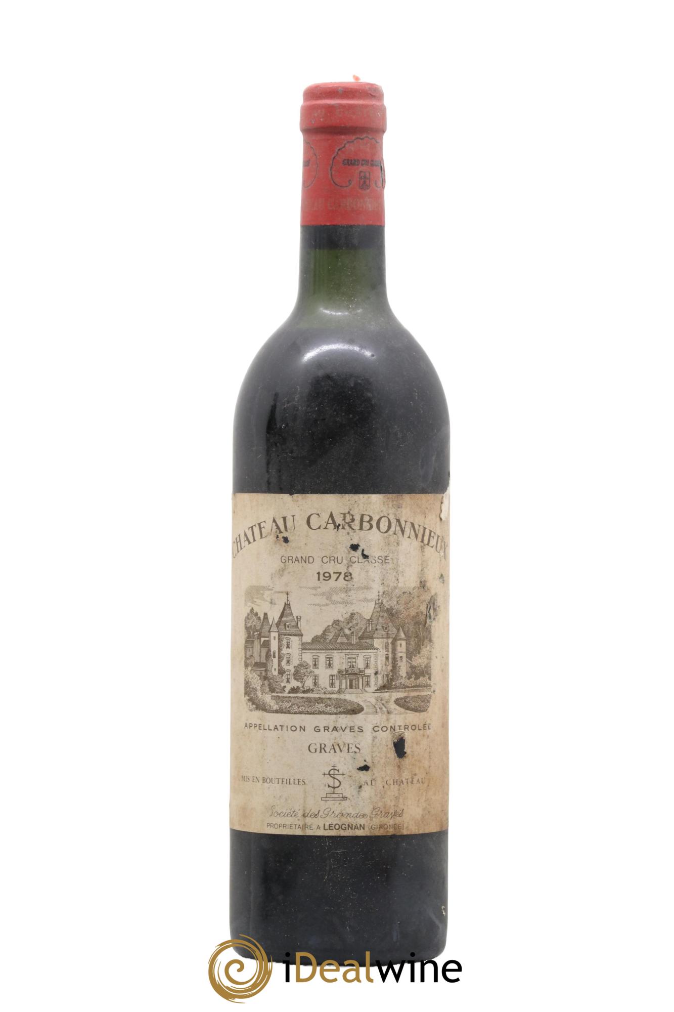 Château Carbonnieux Cru Classé de Graves 1978 - Lot de 1 bouteille - 0