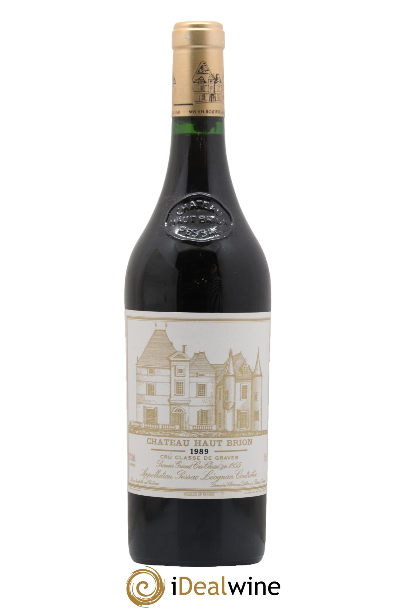 Château Haut Brion 1er Grand Cru Classé 1989 - Posten von 1 Flasche - 0