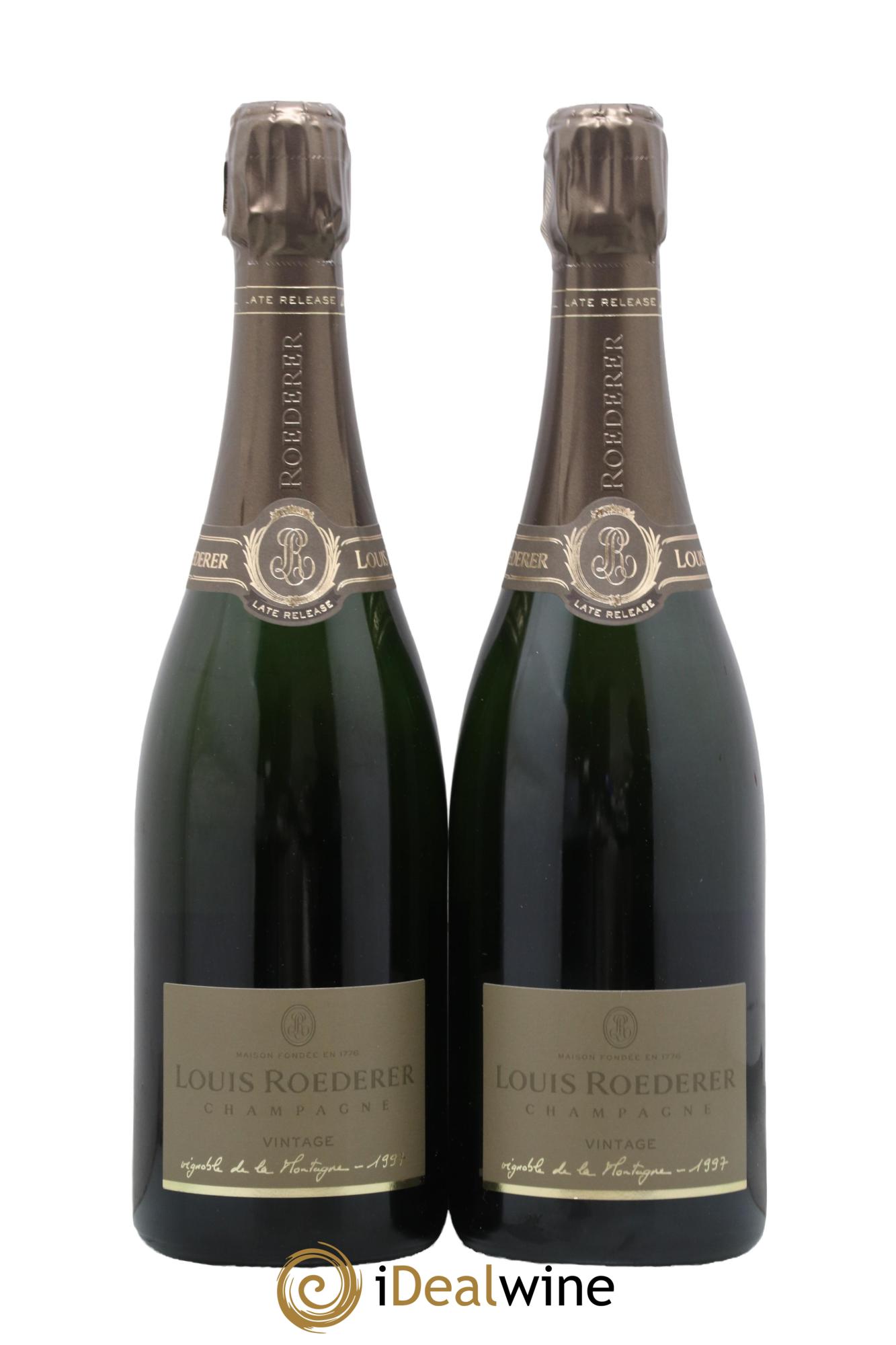 Late Release Louis Roederer 1997 - Posten von 2 Flaschen - 1