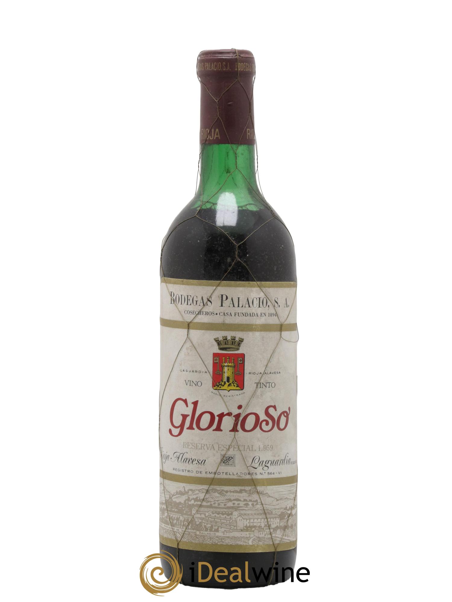 Rioja DOCA Doca Reserva Especial Bodegas Palacio Glorioso 1959 - Lotto di 1 bottiglia - 0