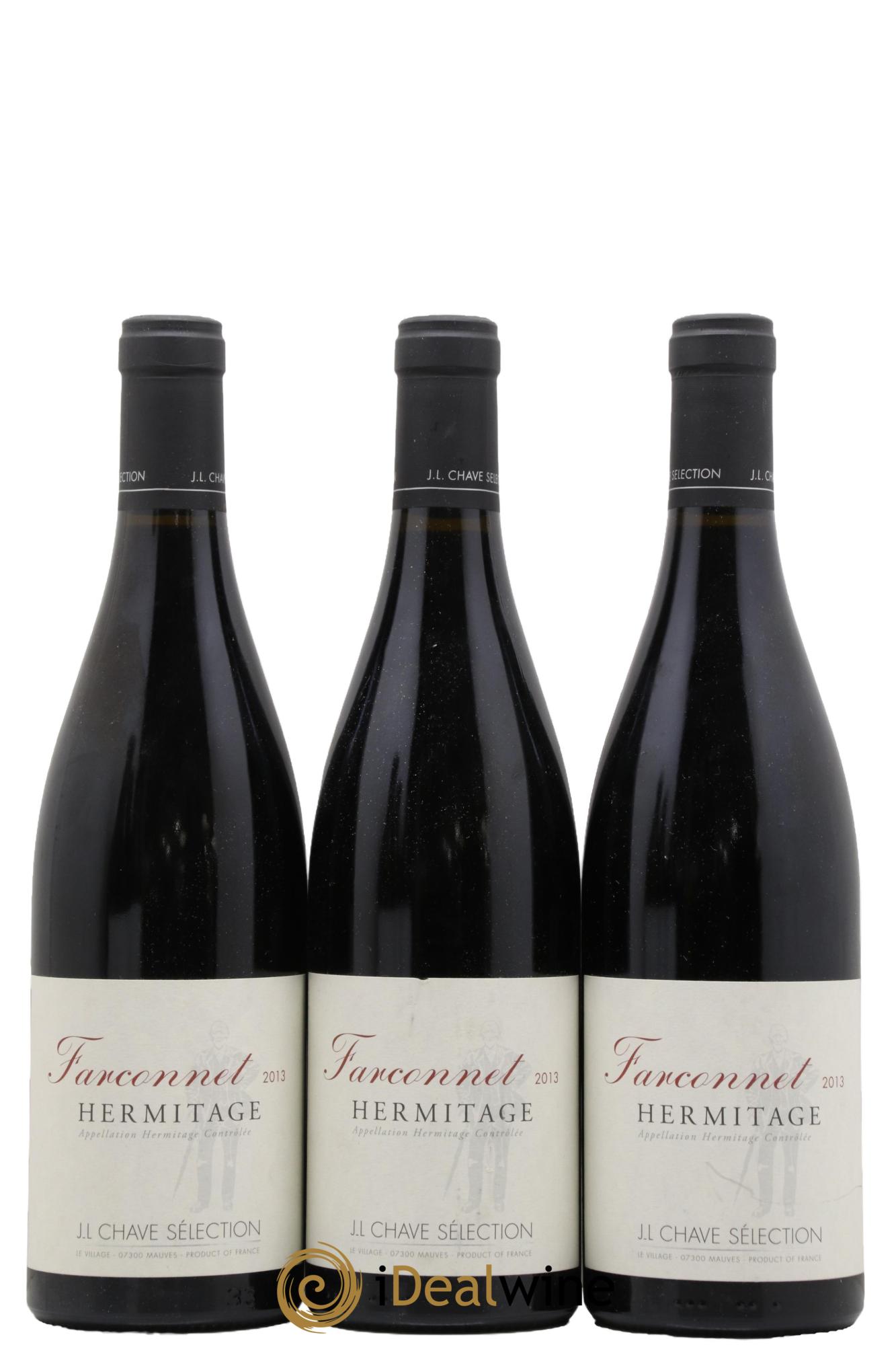 Hermitage Le Farconnet Jean-Louis Chave 2013 - Lotto di 3 bottiglie - 0