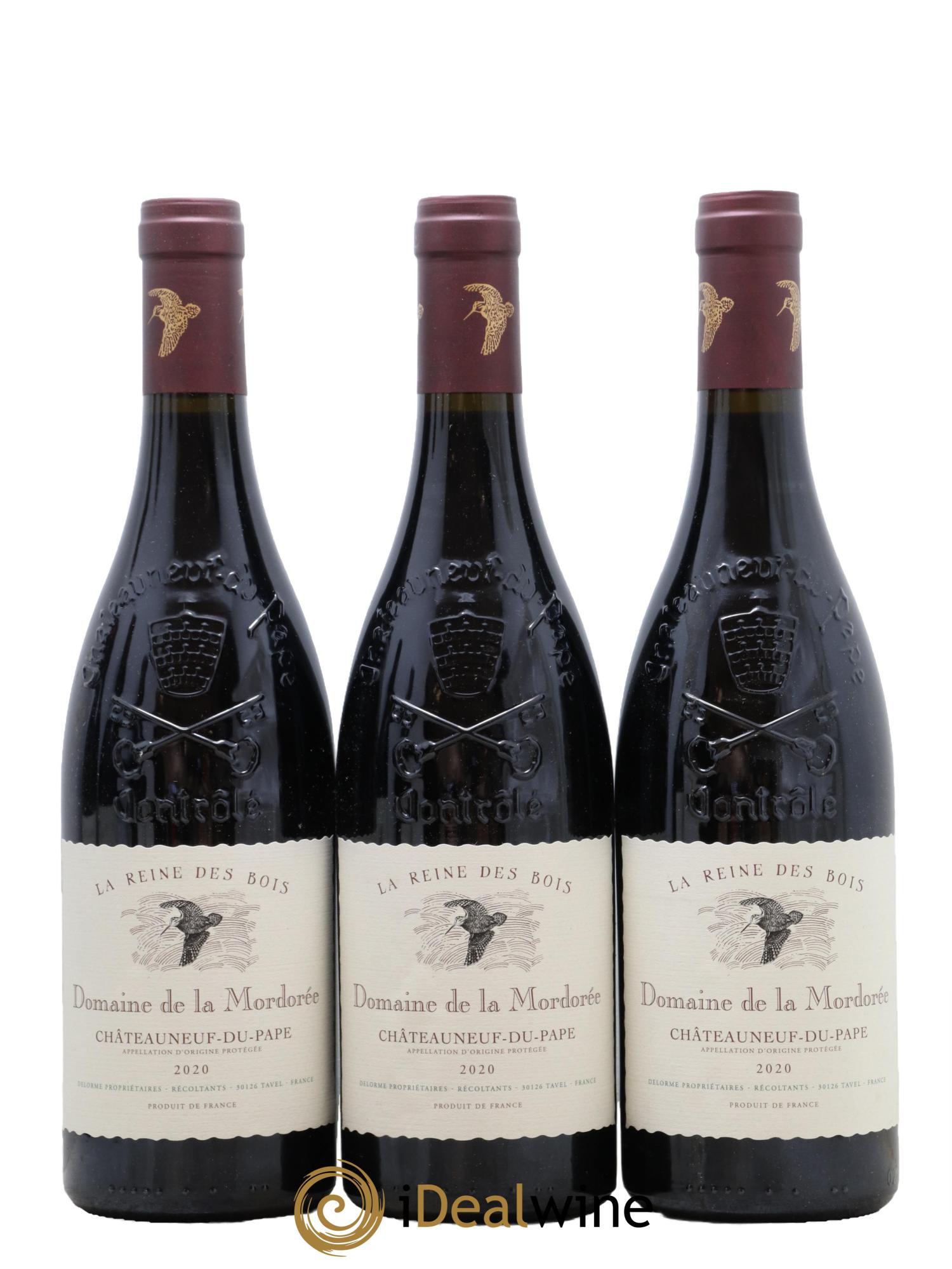 Châteauneuf-du-Pape  Cuvée de la Reine des Bois La Mordorée (Domaine de) 2020 - Lot de 6 bouteilles - 2