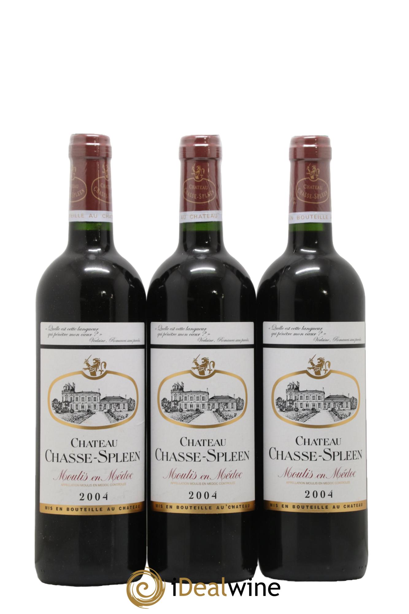 Château Chasse Spleen 2004 - Lot de 6 bouteilles - 2