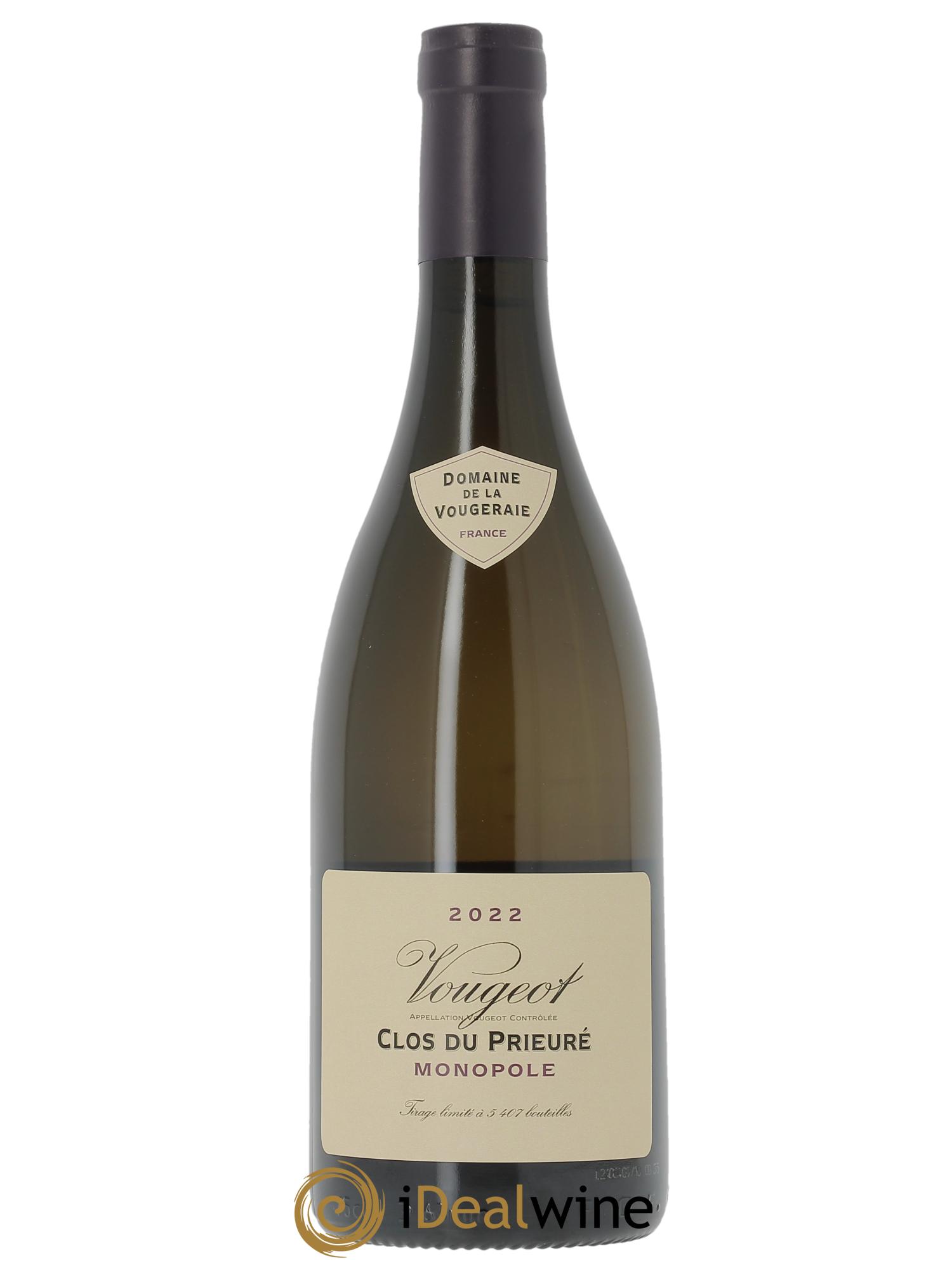 Vougeot Clos du Prieuré La Vougeraie  2022 - Lot of 1 bottle - 0