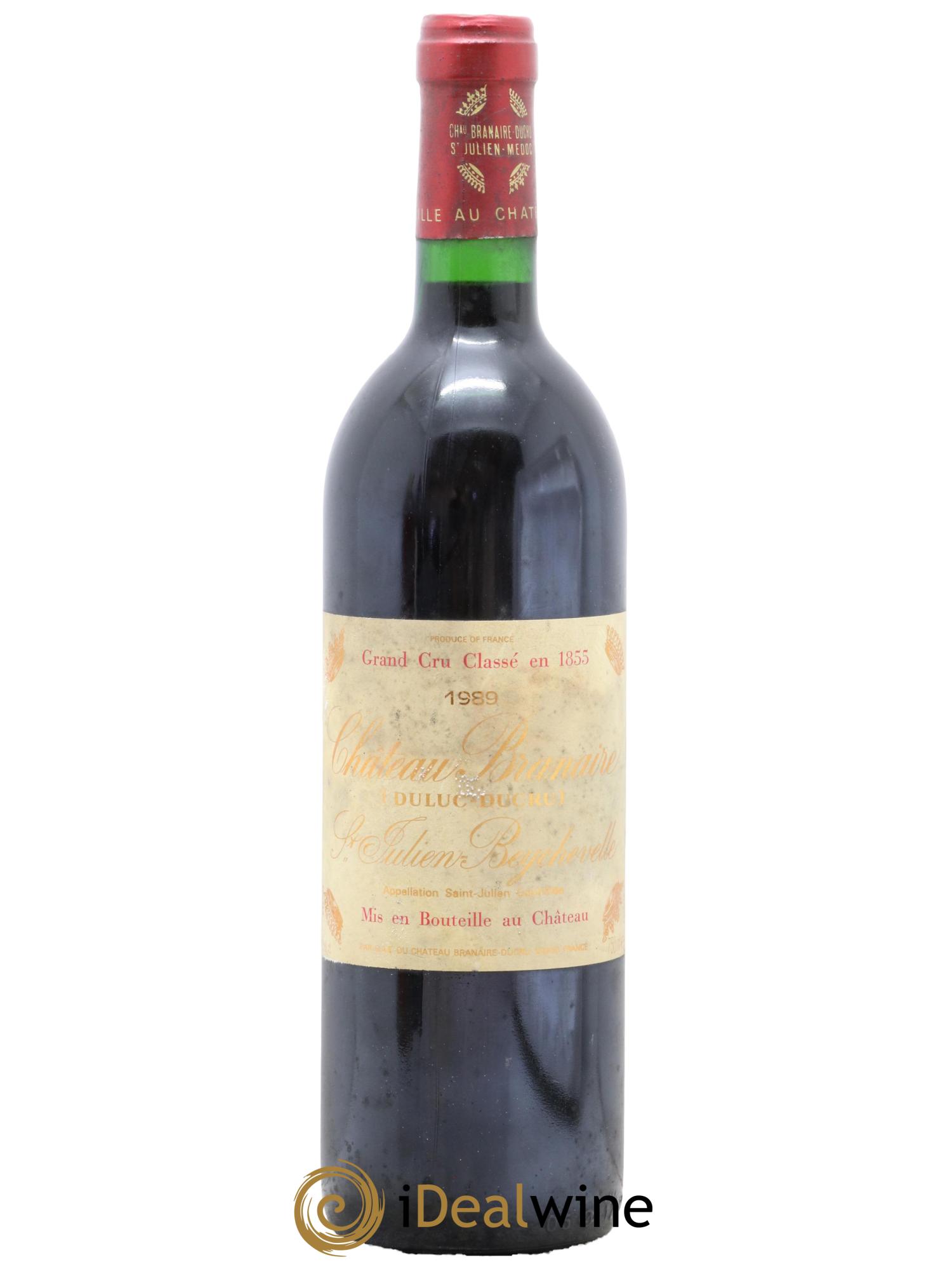 Château Branaire Ducru 4ème Grand Cru Classé  1989 - Lot of 1 bottle - 0