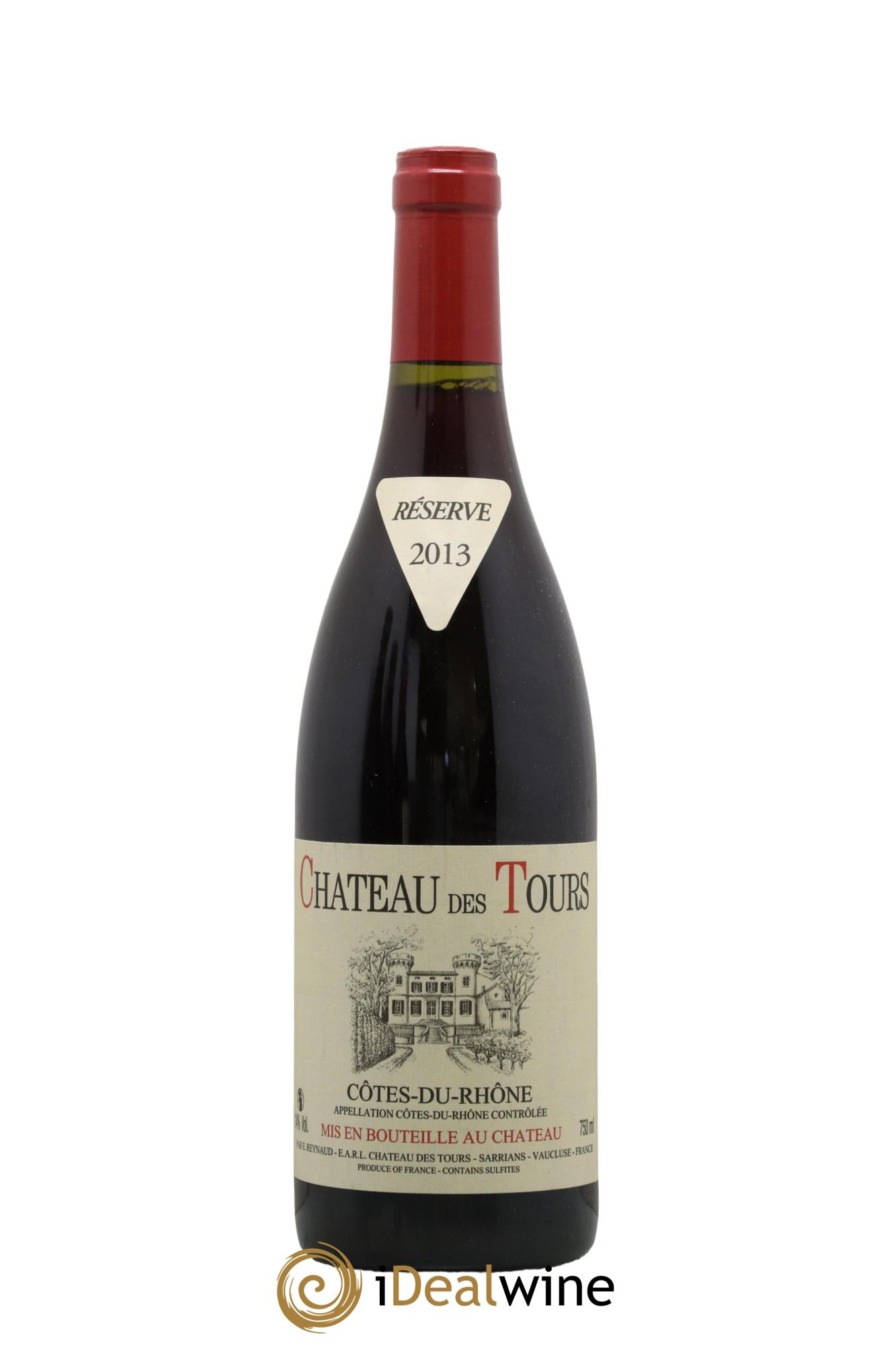 Côtes du Rhône Château des Tours Emmanuel Reynaud 2013 - Lot de 1 bouteille - 0