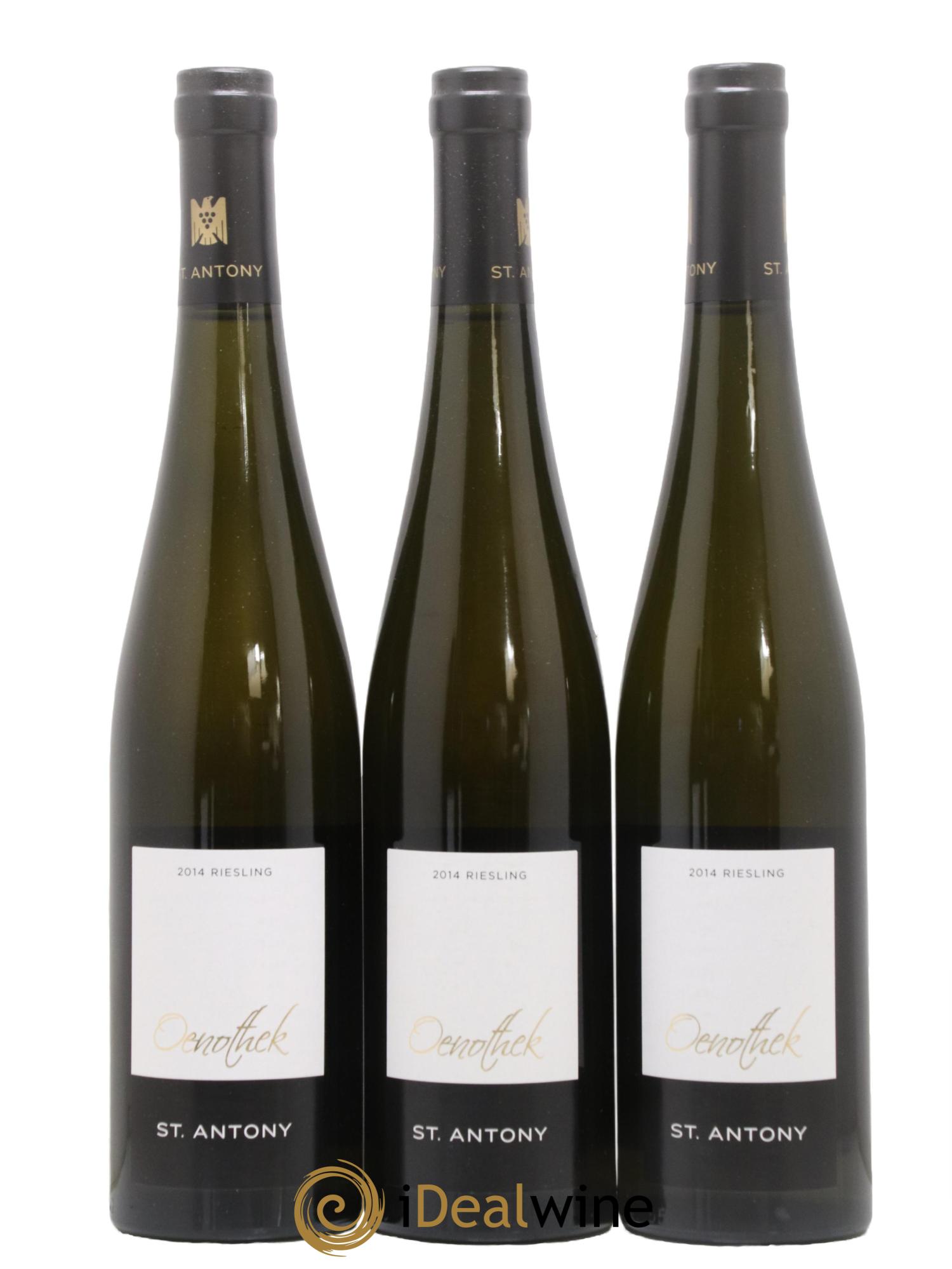 Allemagne Rheinhessen Riesling Trocken Oenothek St. Antony 2014 - Lotto di 3 bottiglie - 0