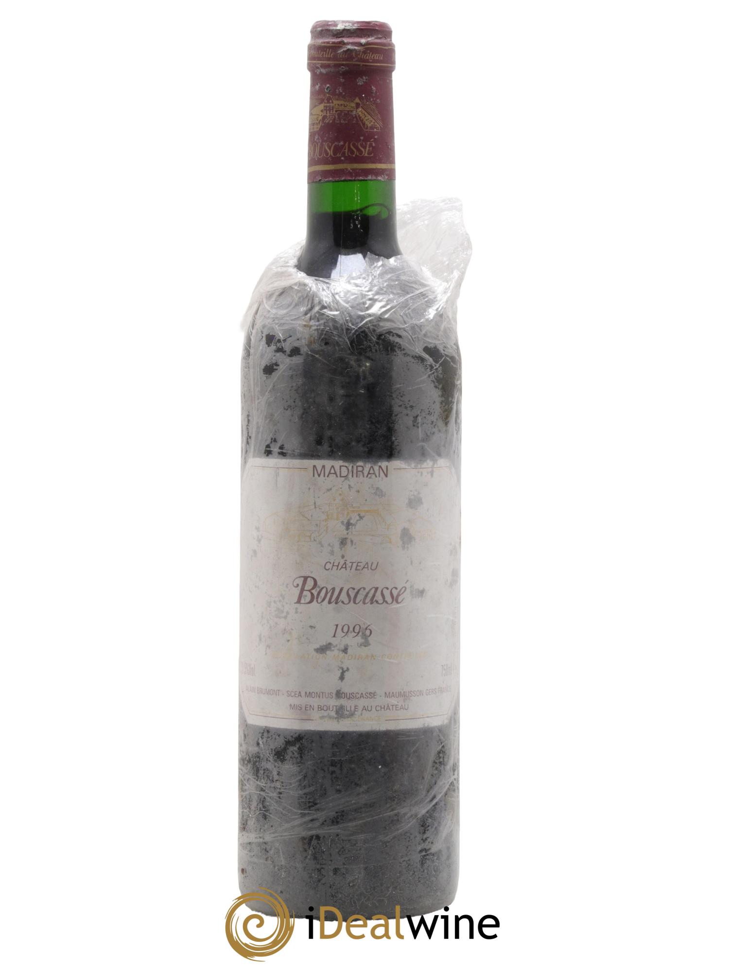 Madiran Château Bouscassé Alain Brumont 1996 - Lot de 1 bouteille - 0