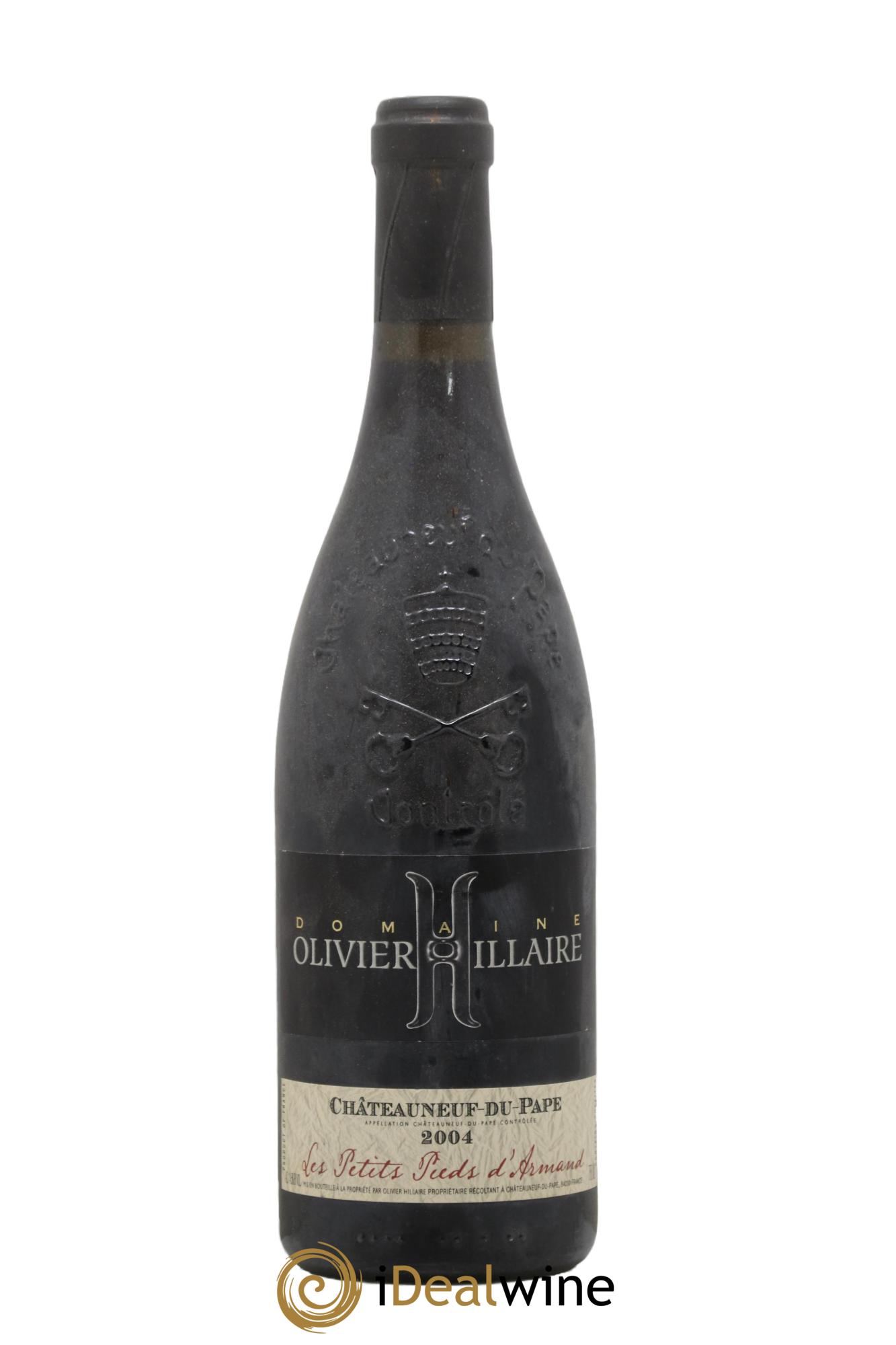 Châteauneuf-du-Pape Les Petits Pieds d'Armand Olivier Hilaire 2004 - Lot de 1 bouteille - 0