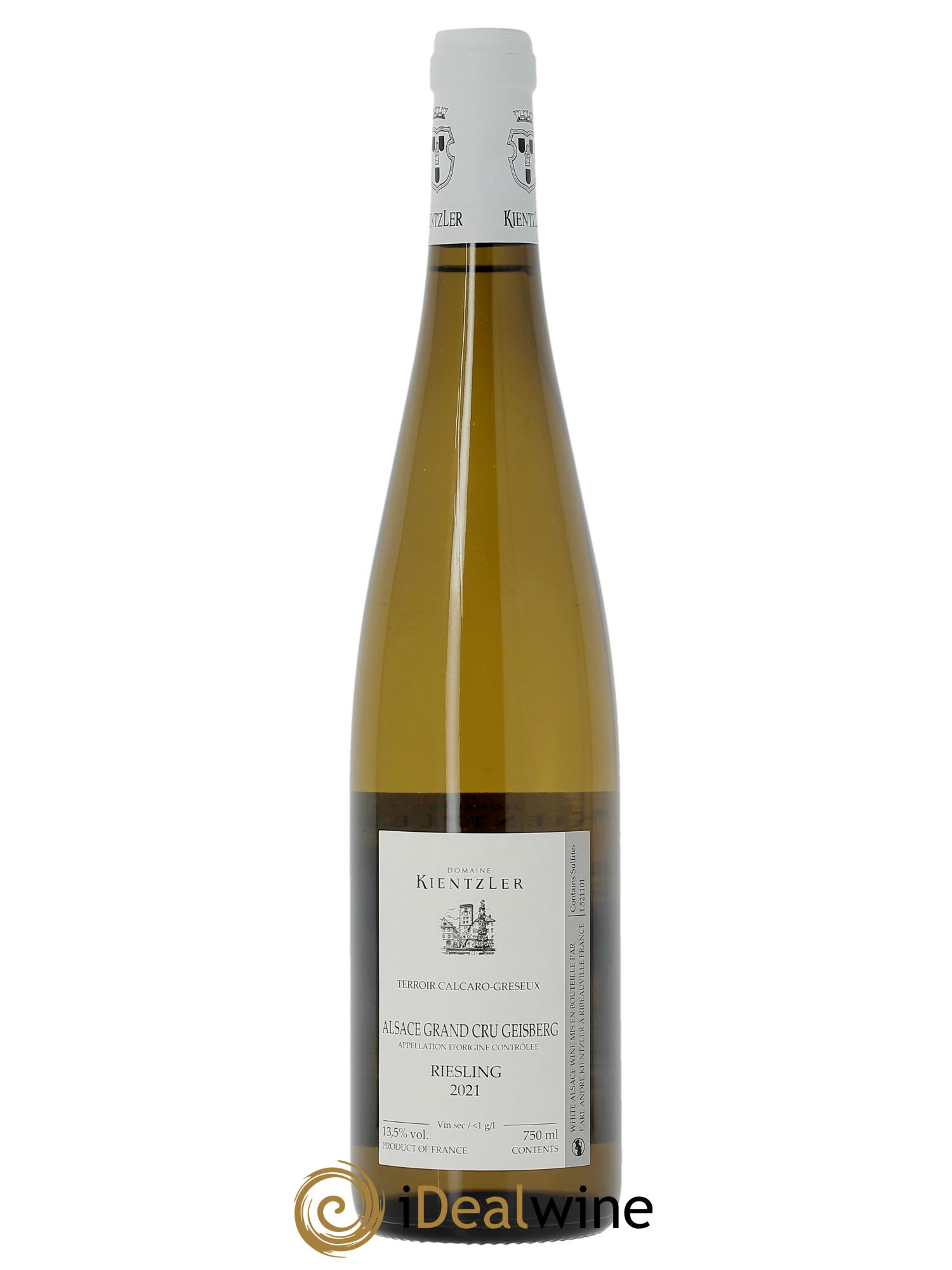 Alsace Riesling Grand Cru Geisberg Kientzler  2021 - Lotto di 1 bottiglia - 1