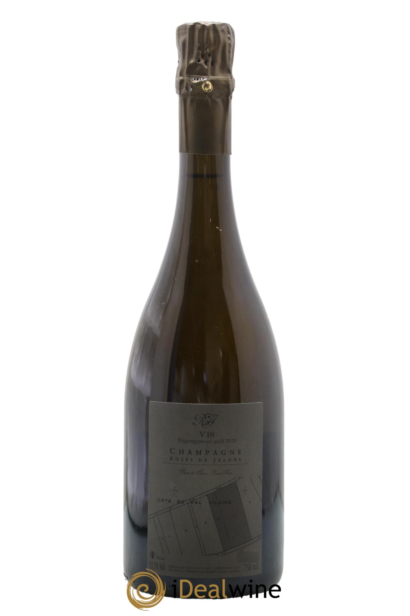 Roses de Jeanne Côte de Val Vilaine Blanc de Noirs Cédric Bouchard 2018 - Lot of 1 bottle - 1