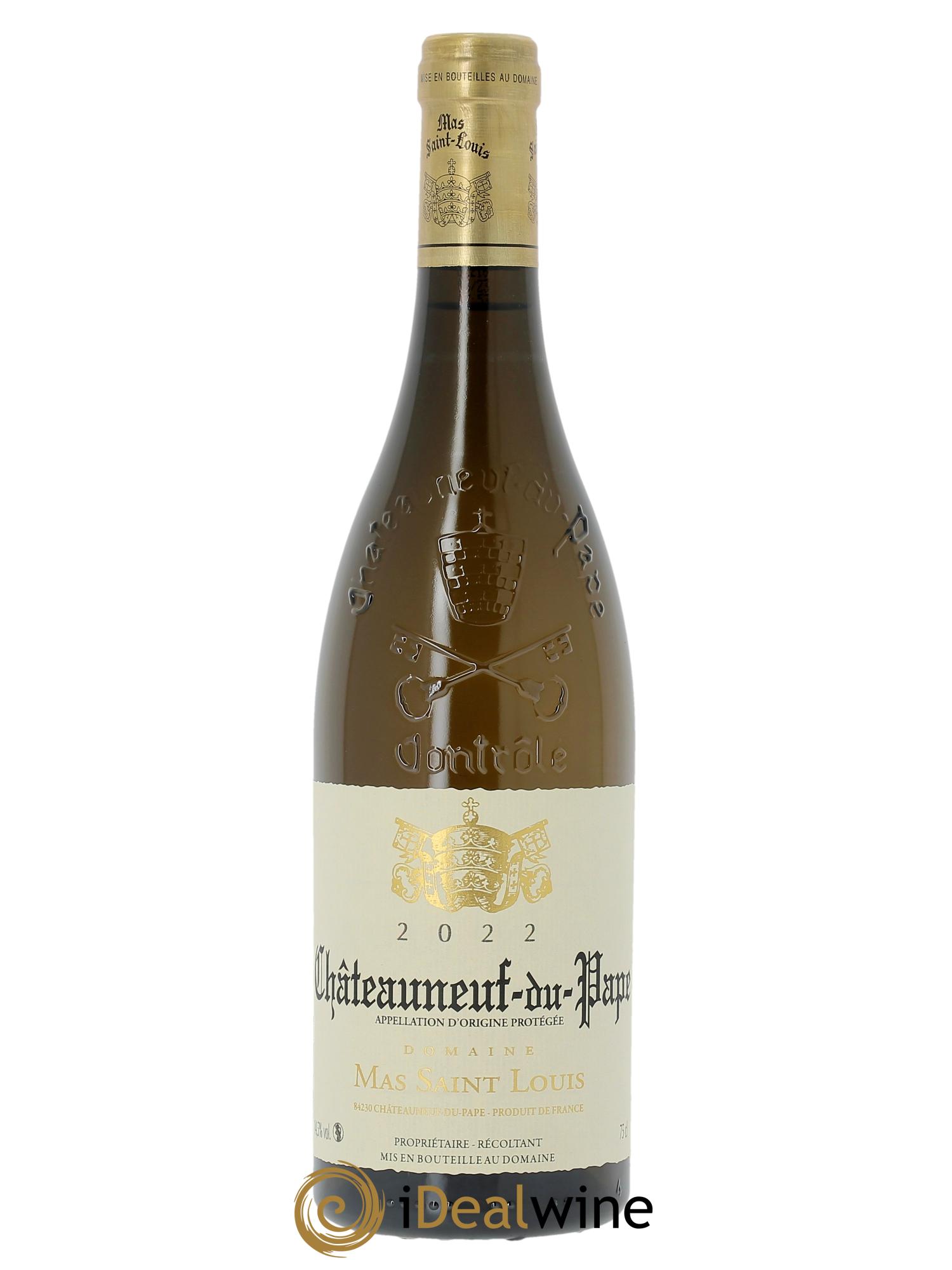 Châteauneuf-du-Pape Mas Saint-Louis  2022 - Lot of 1 bottle - 0