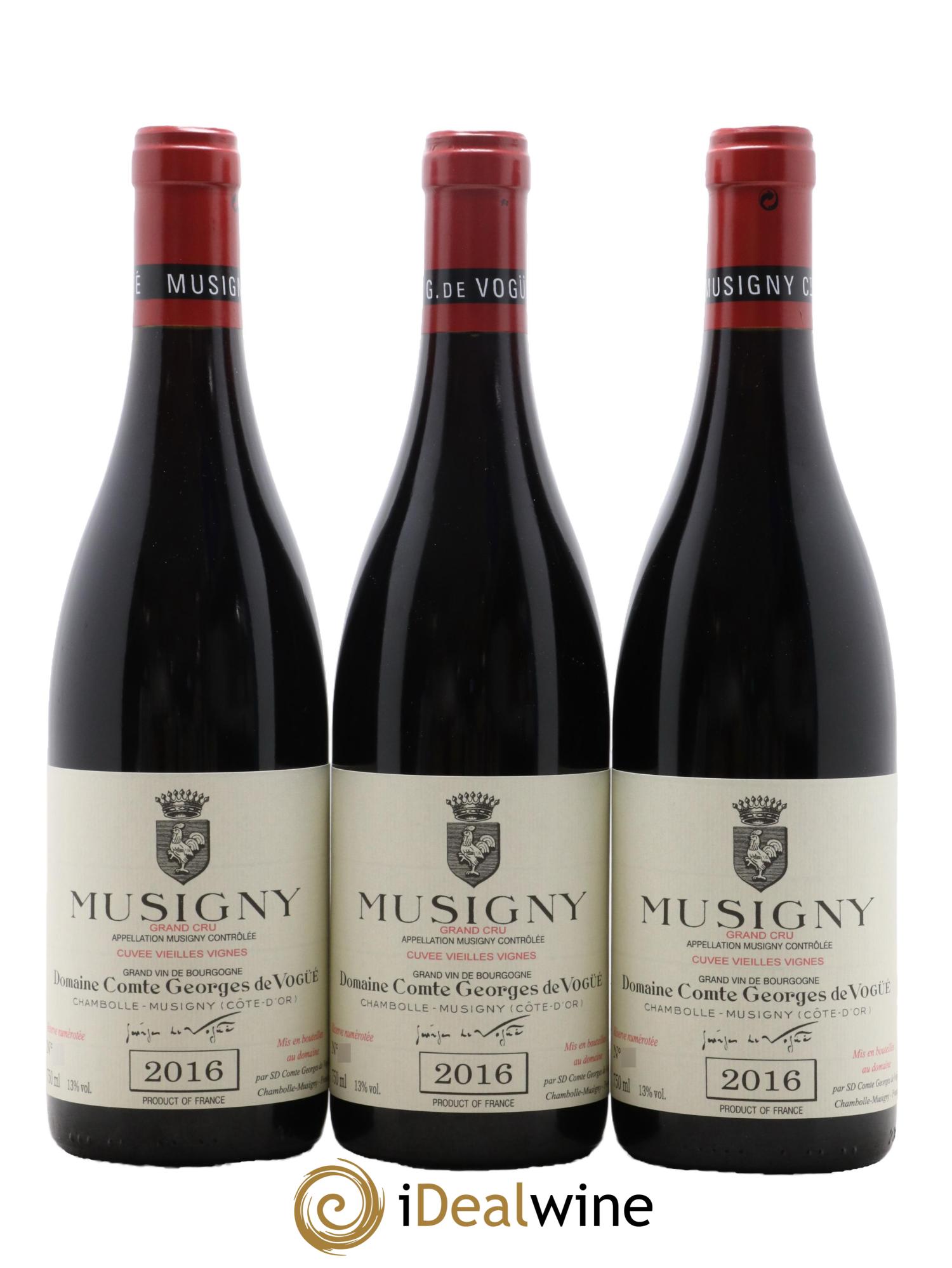 Musigny Grand Cru Cuvée Vieilles Vignes Comte Georges de Vogüé  2016 - Lot of 6 bottles - 3