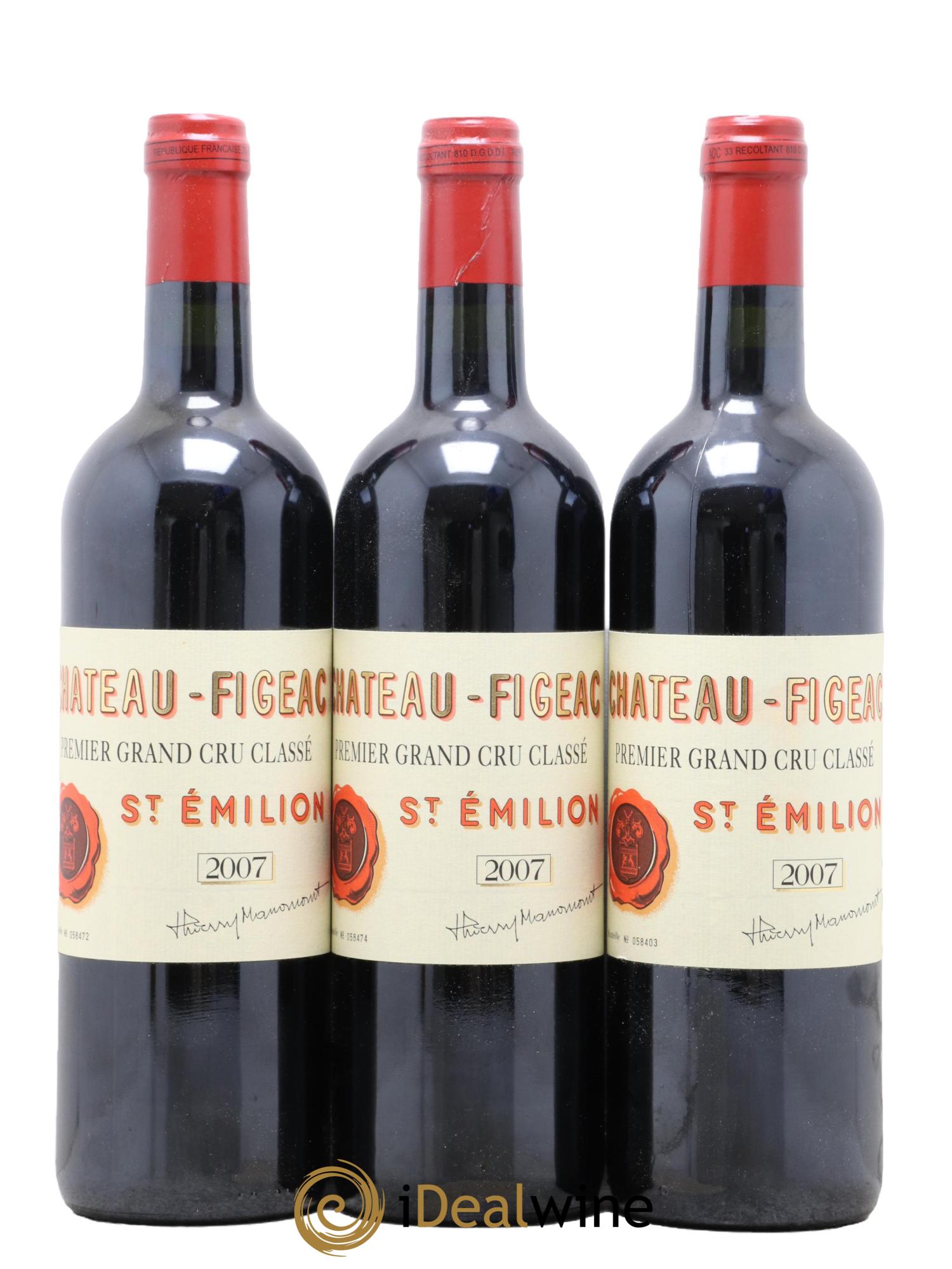 Château Figeac 1er Grand Cru Classé A 2007 - Lot de 6 bouteilles - 2