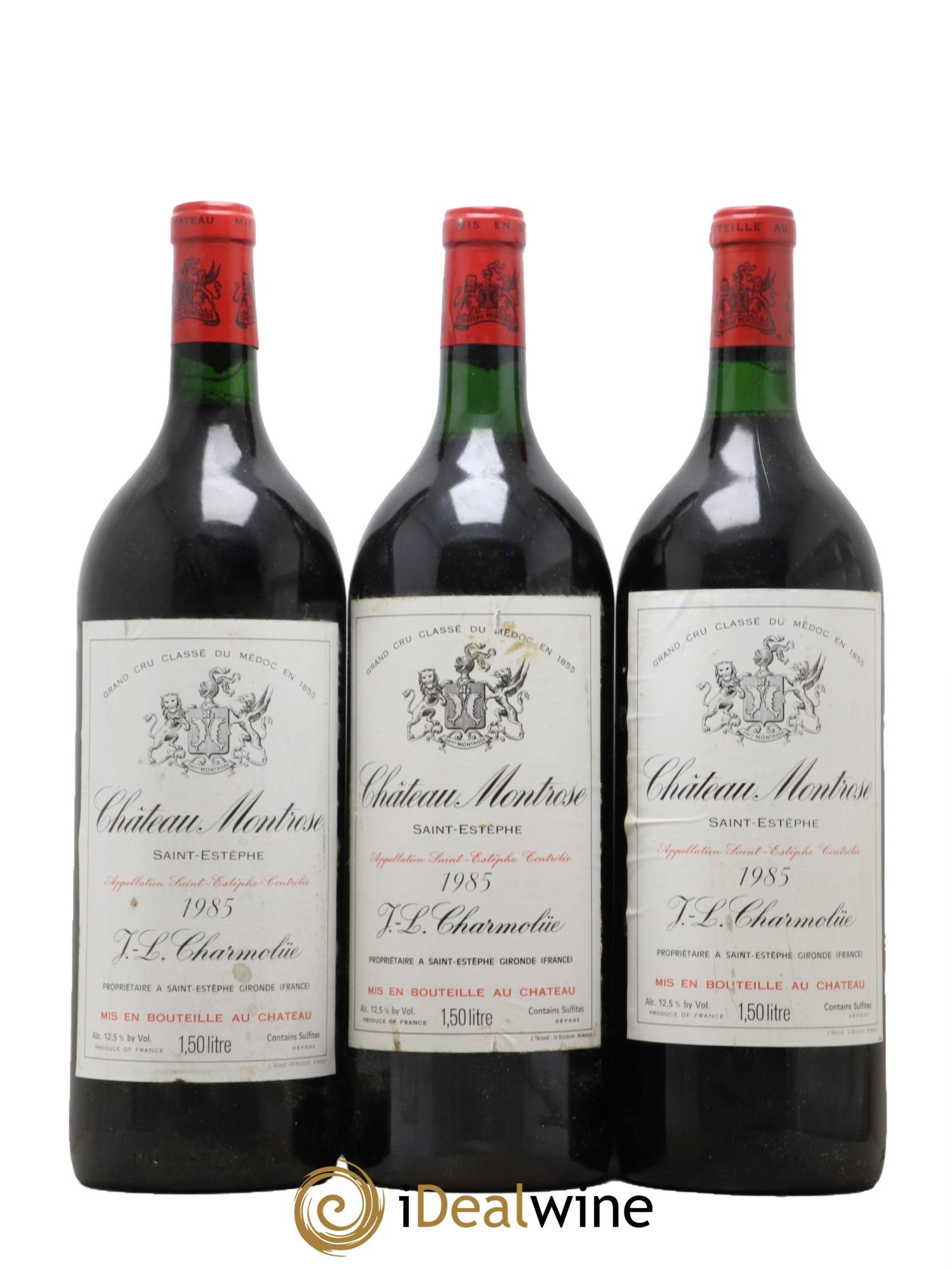 Château Montrose 2ème Grand Cru Classé 1985 - Lot de 3 magnums - 0