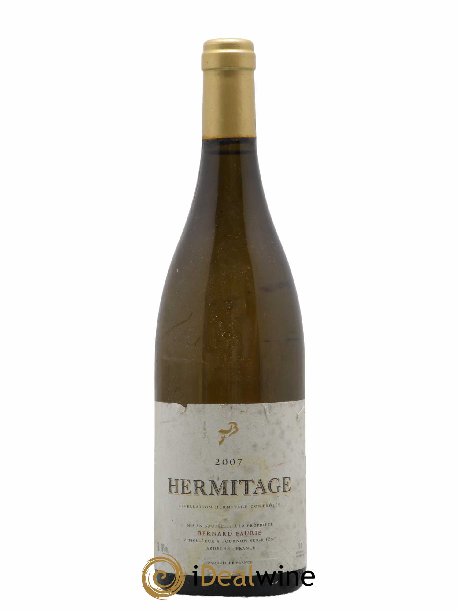 Hermitage Bernard Faurie  2007 - Lot de 1 bouteille - 0