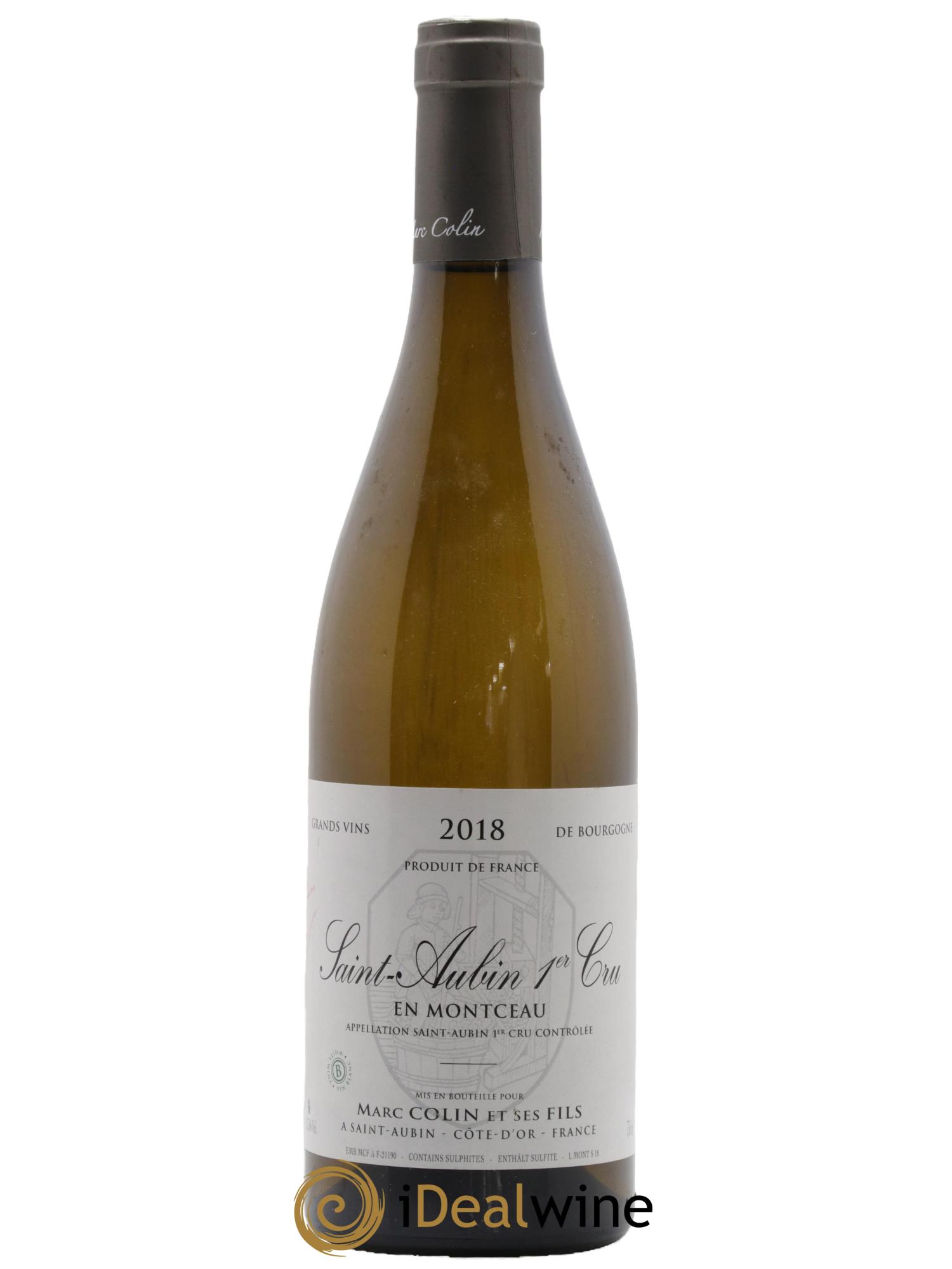 Saint-Aubin 1er Cru En Montceau Marc Colin & Fils 2018 - Posten von 1 Flasche - 0