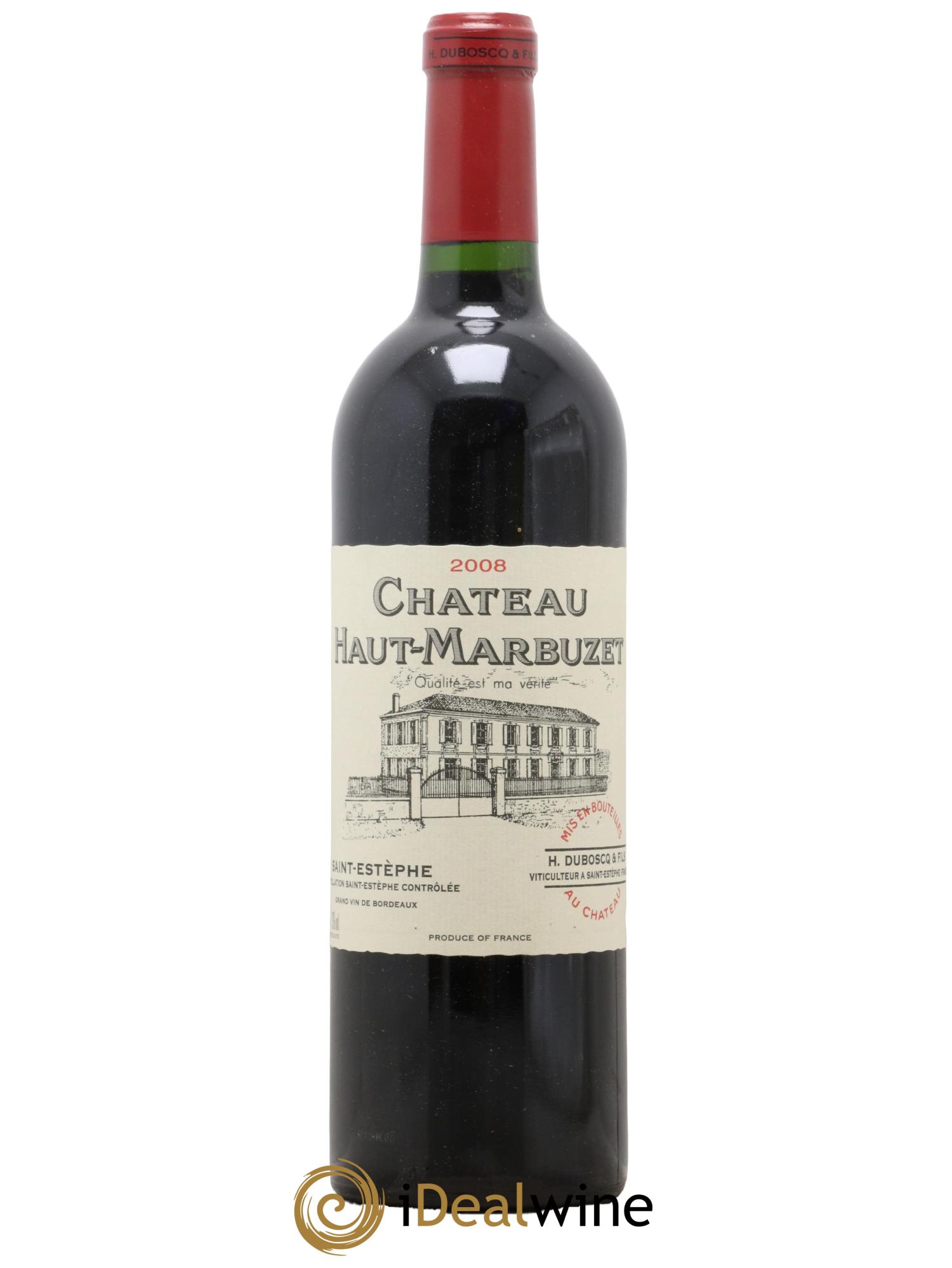 Château Haut Marbuzet 2008 - Lotto di 1 bottiglia - 0