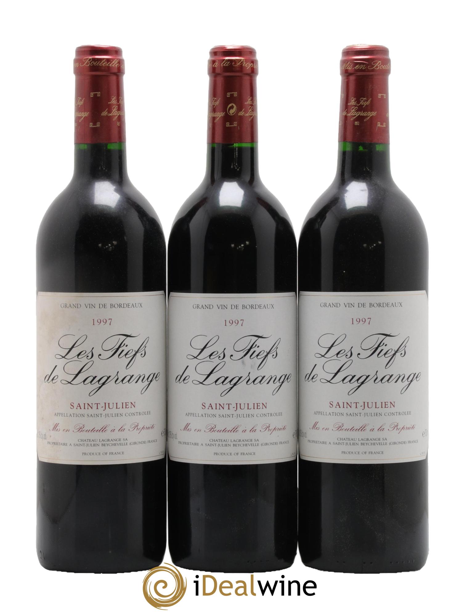 Les Fiefs de Lagrange Second Vin 1997 - Lot de 6 bouteilles - 1