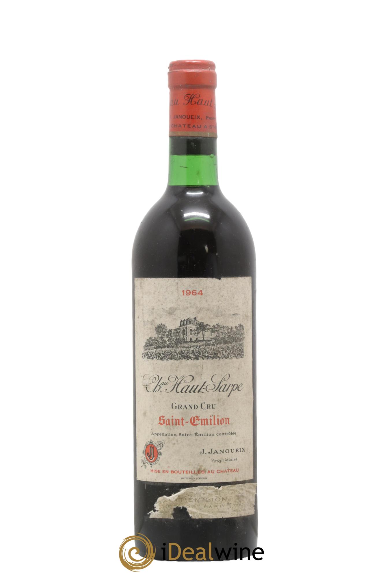 Château Haut Sarpe Grand Cru Classé 1964 - Lot de 1 bouteille - 0