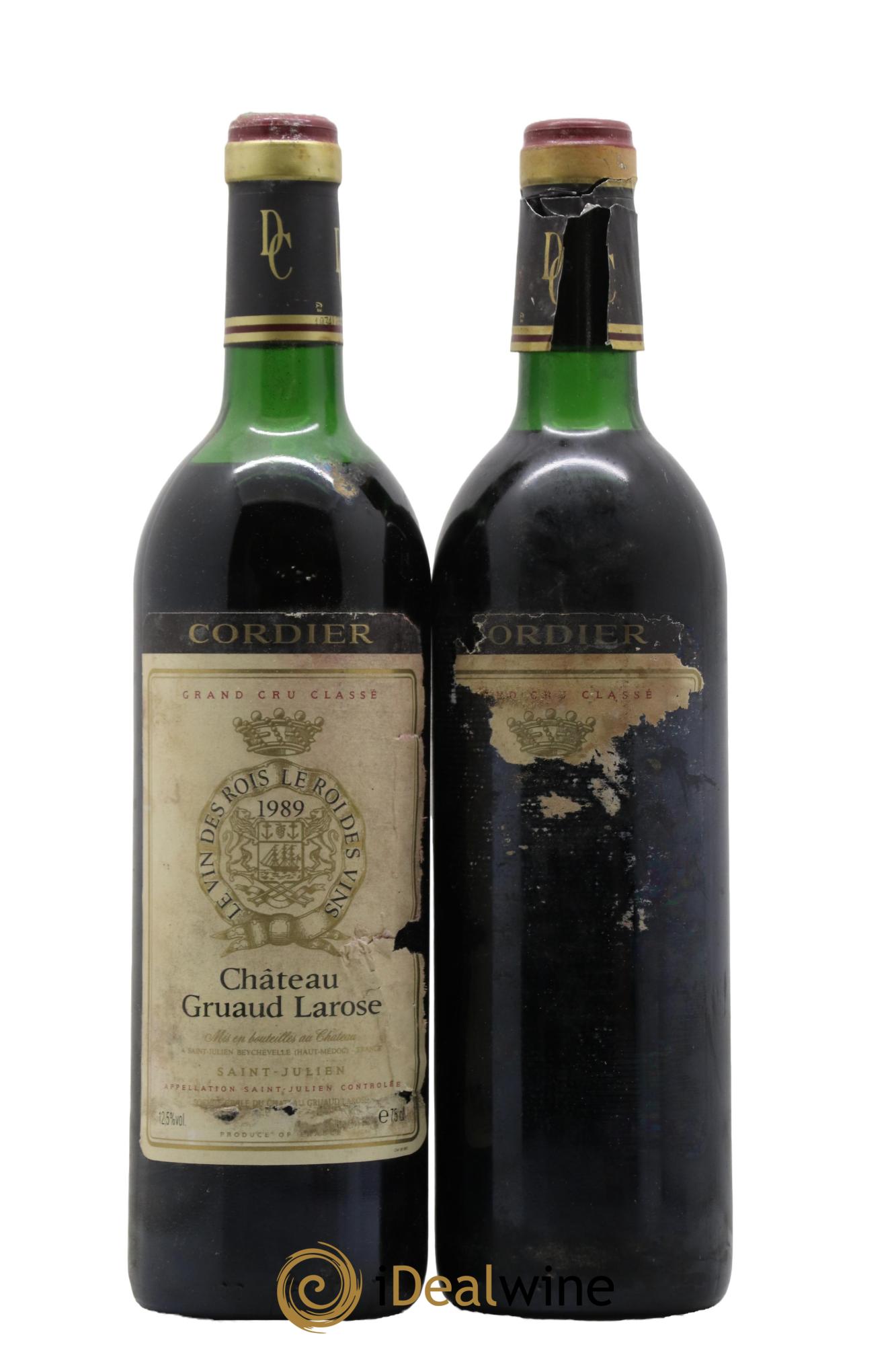 Château Gruaud Larose 2ème Grand Cru Classé 1989 - Lotto di 2 bottiglie - 0