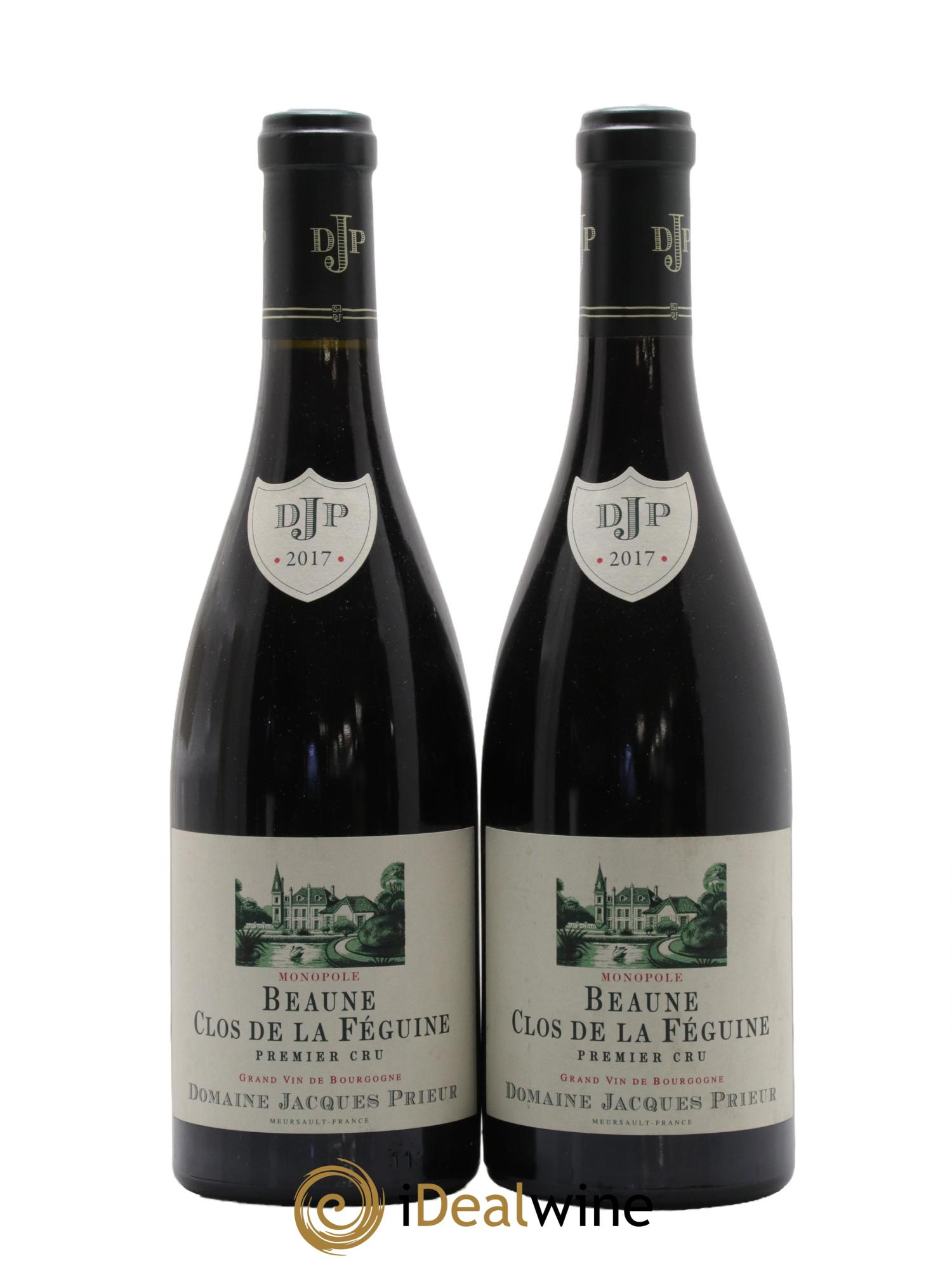 Beaune 1er Cru Clos de la Féguine Jacques Prieur (Domaine) 2017 - Lot of 2 bottles - 0