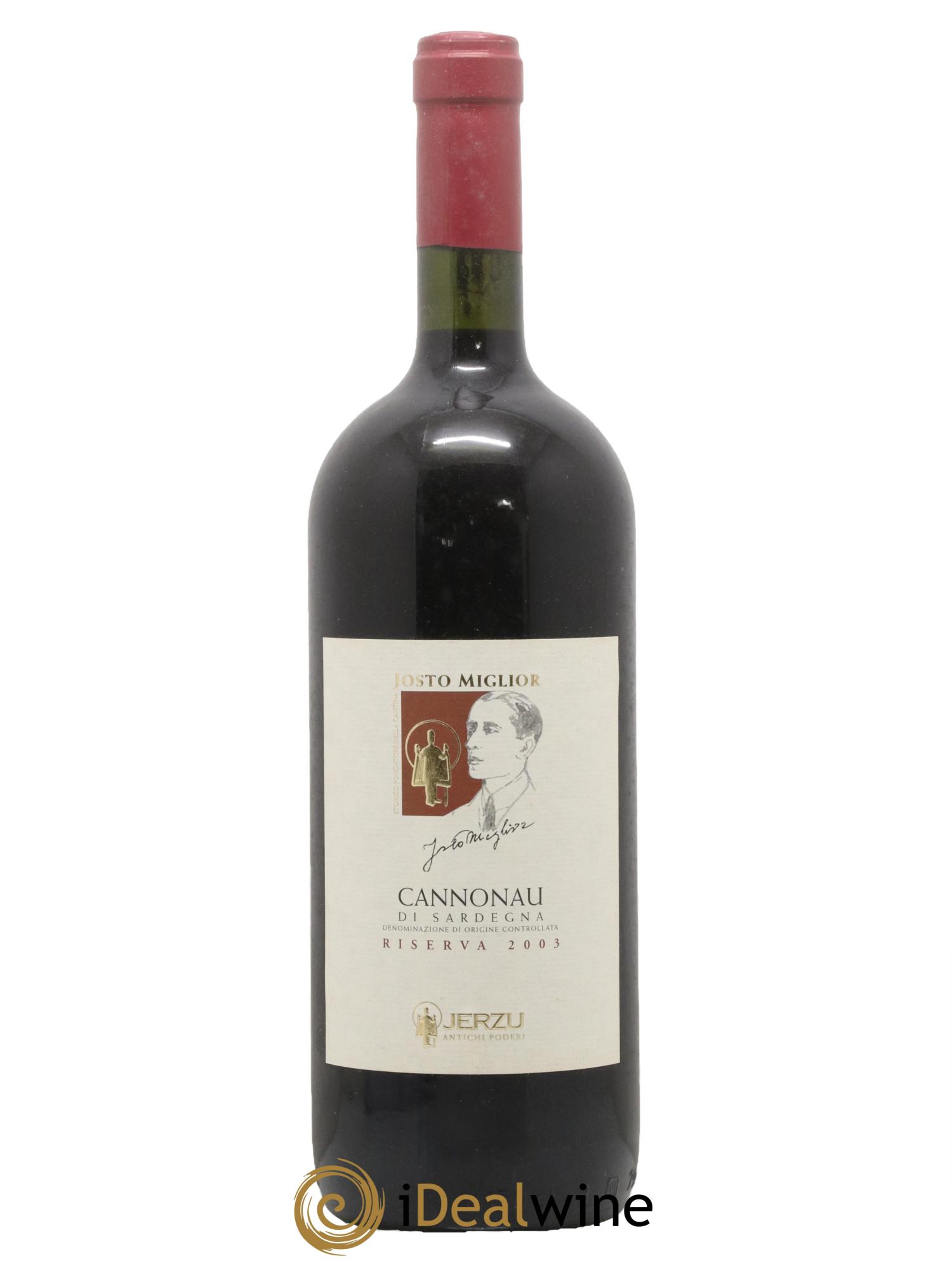 Sardaigne Cannonau di Sardegna Riserva Jerzu Josto Miglior 2003 - Lot de 1 magnum - 1