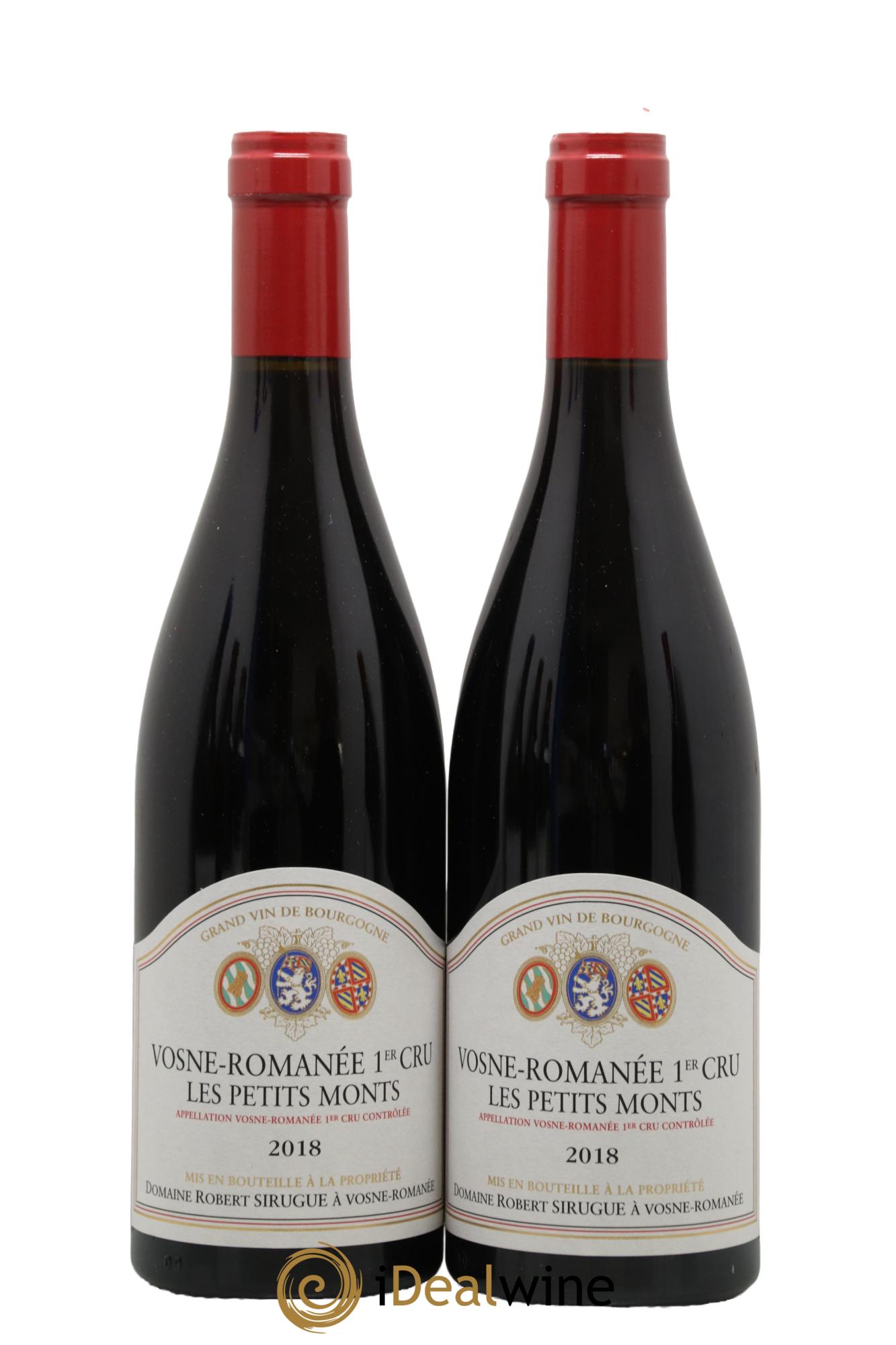 Vosne-Romanée 1er Cru Les Petits Monts Robert Sirugue (Domaine) 2018 - Posten von 2 Flaschen - 0