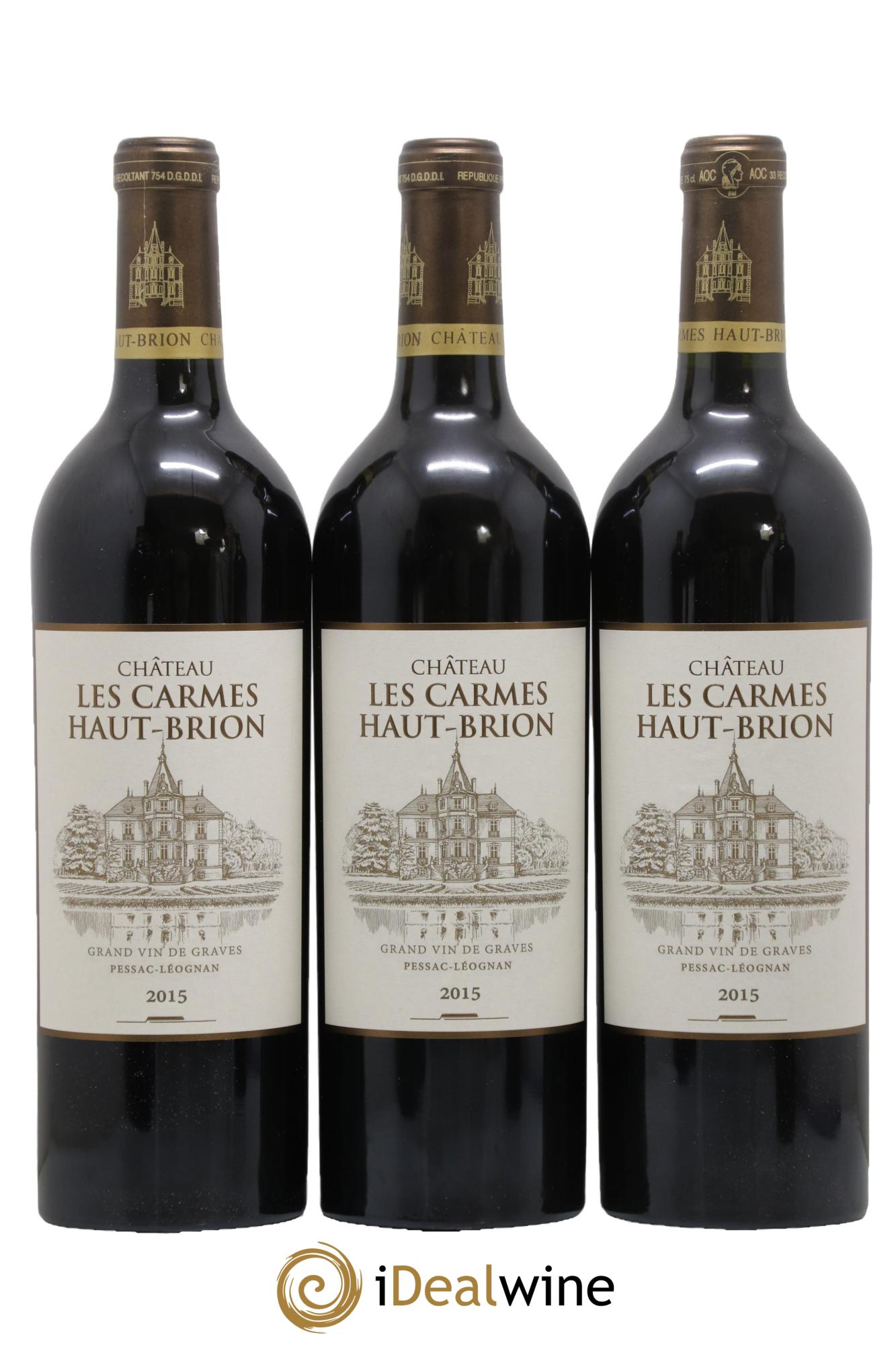 Château Les Carmes Haut-Brion 2015 - Lot de 6 bouteilles - 1