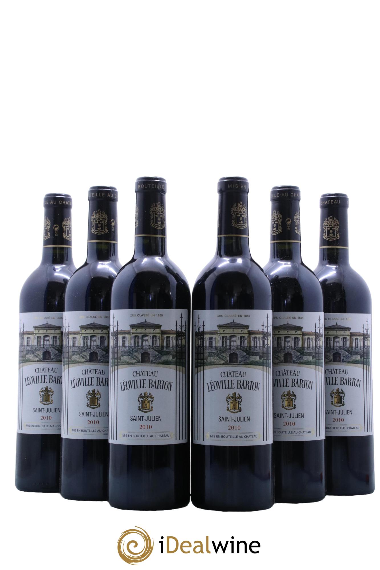 Château Léoville Barton 2ème Grand Cru Classé  2010 - Posten von 6 Flaschen - 0