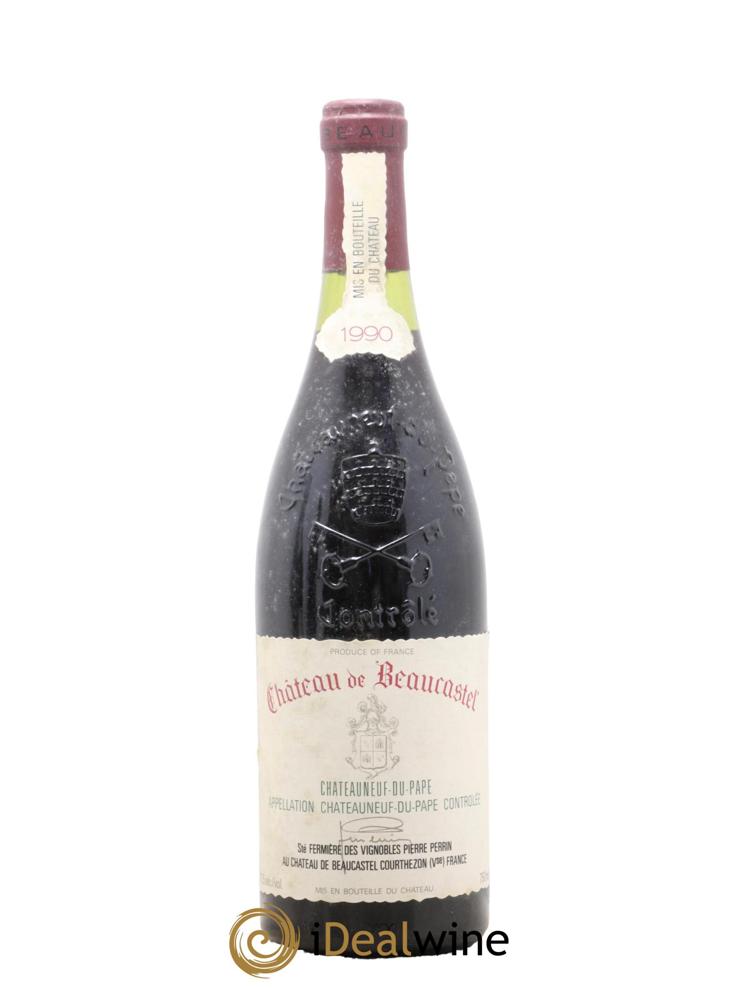 Châteauneuf-du-Pape Château de Beaucastel Famille Perrin 1990 - Lot of 1 bottle - 0