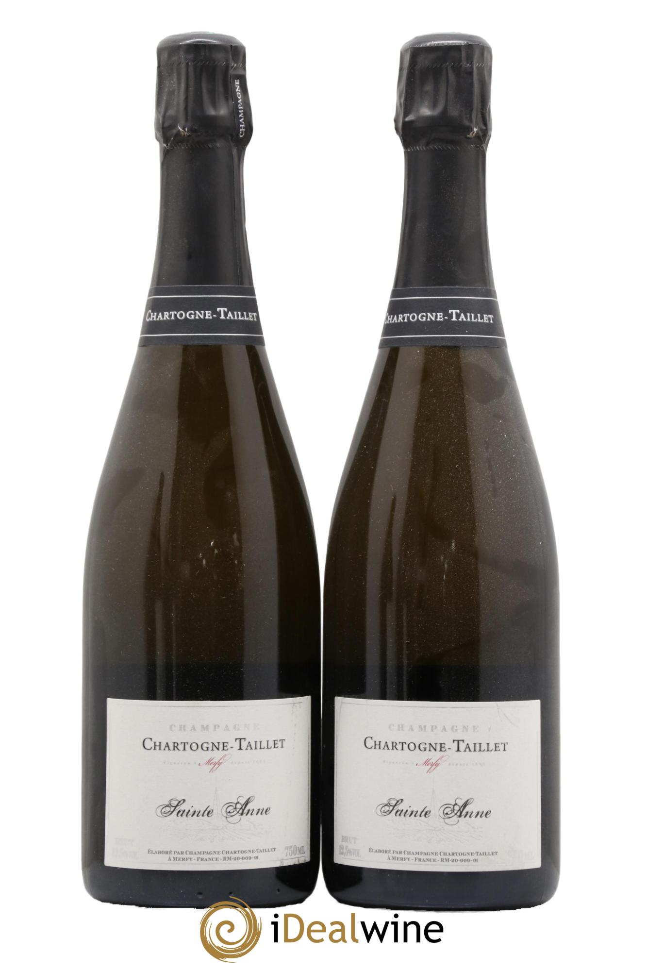 Sainte-Anne Brut Chartogne-Taillet - Lot of 2 bottles - 0