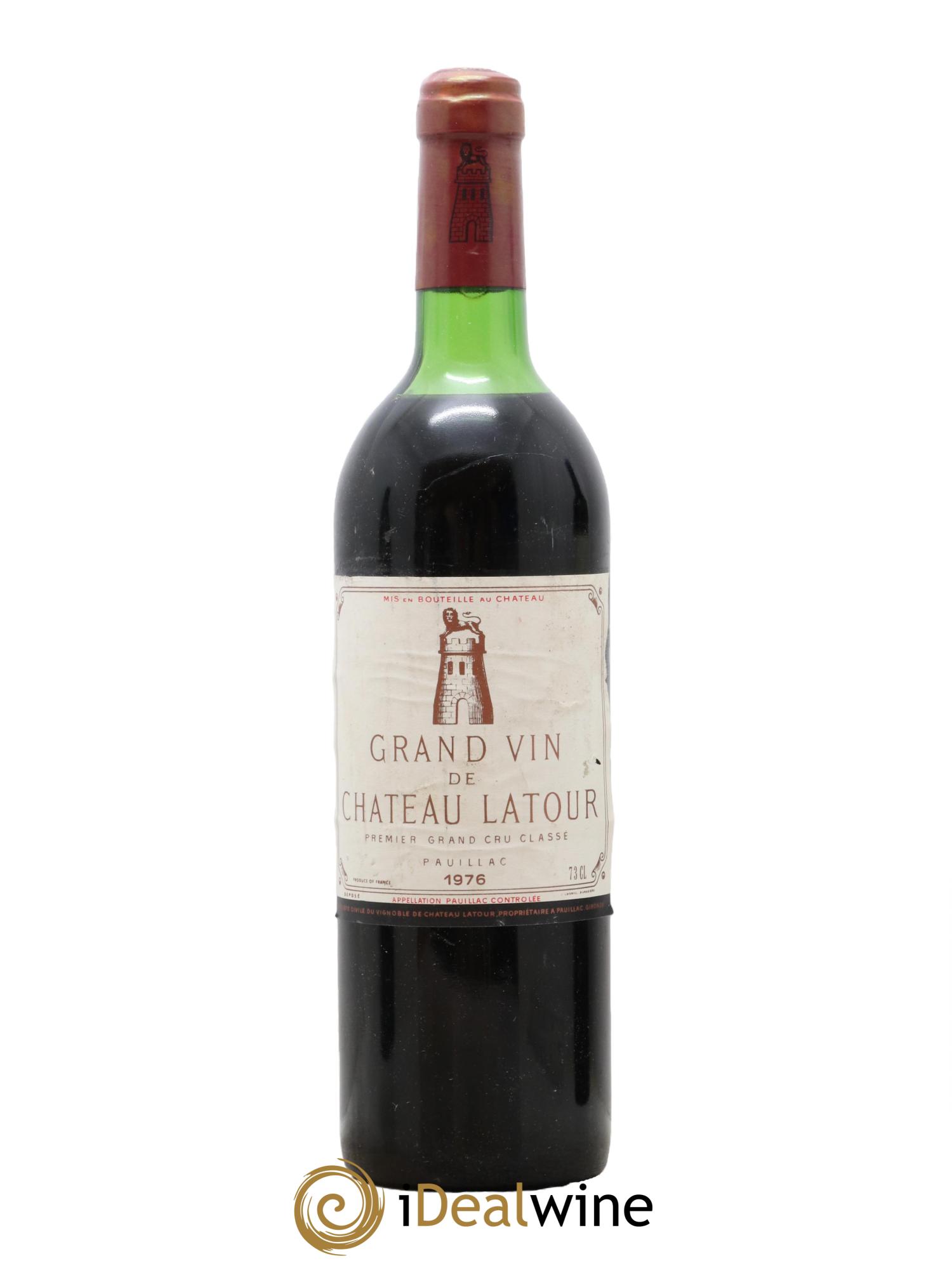 Château Latour 1er Grand Cru Classé 1976 - Lot de 1 bouteille - 0