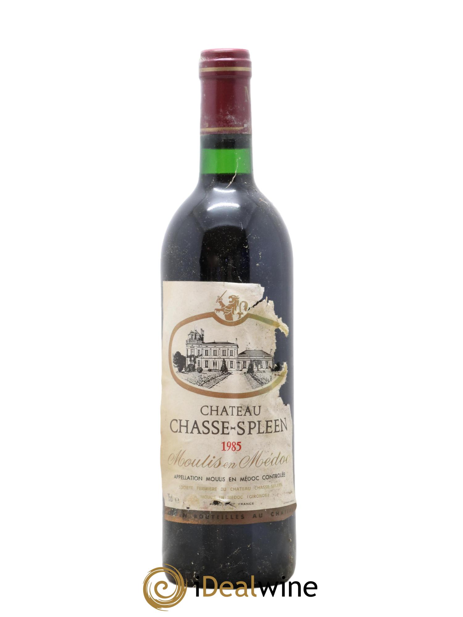 Château Chasse Spleen 1985 - Lot de 1 bouteille - 0