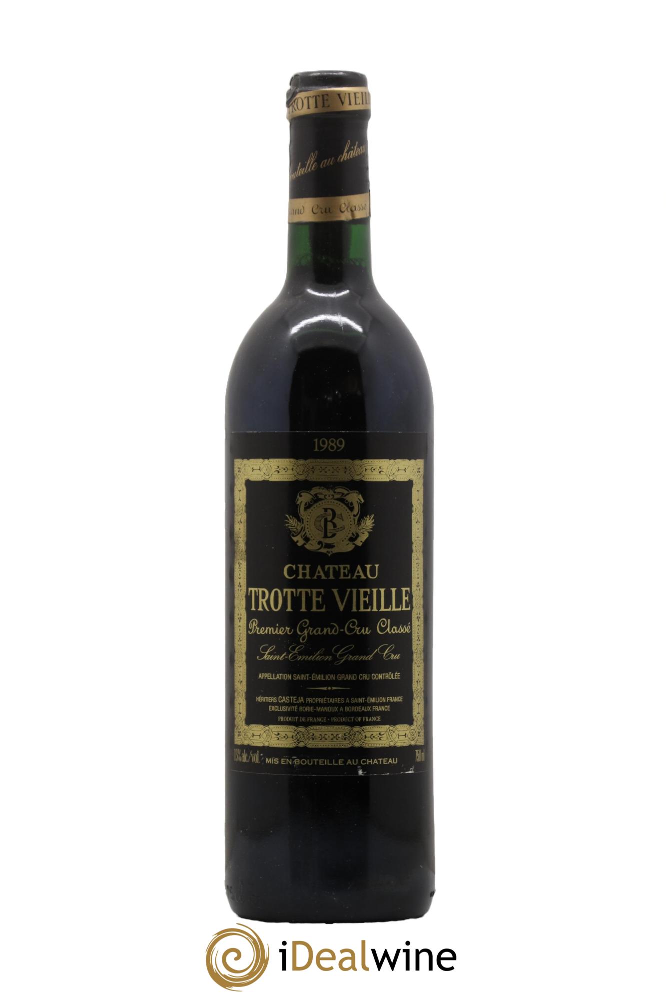 Château Trotte Vieille 1er Grand Cru Classé B 1989 - Posten von 1 Flasche - 0