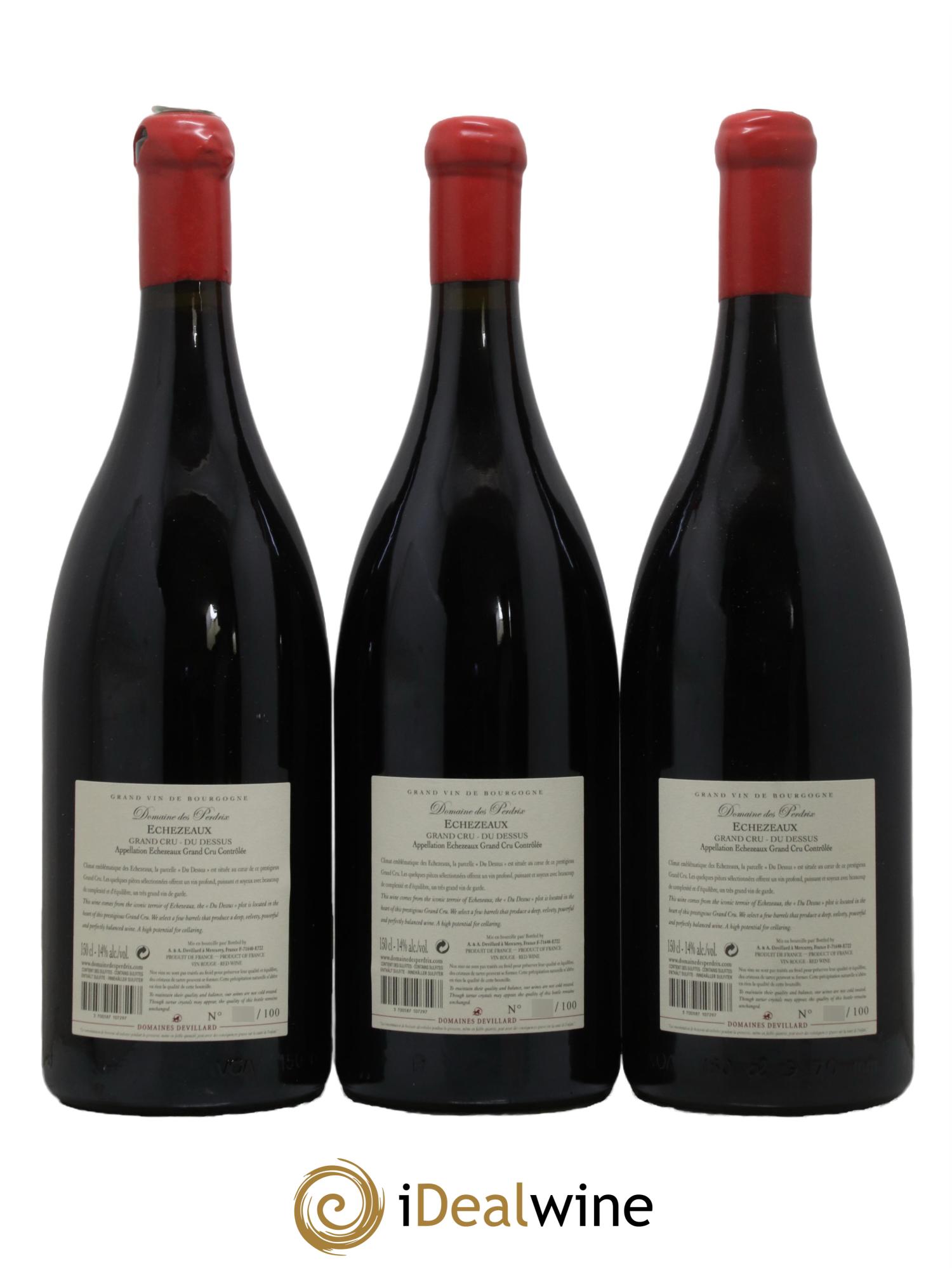 Echezeaux Grand Cru Du dessus Perdrix (Domaine des) 2019 - Lotto di 3 magnum - 1