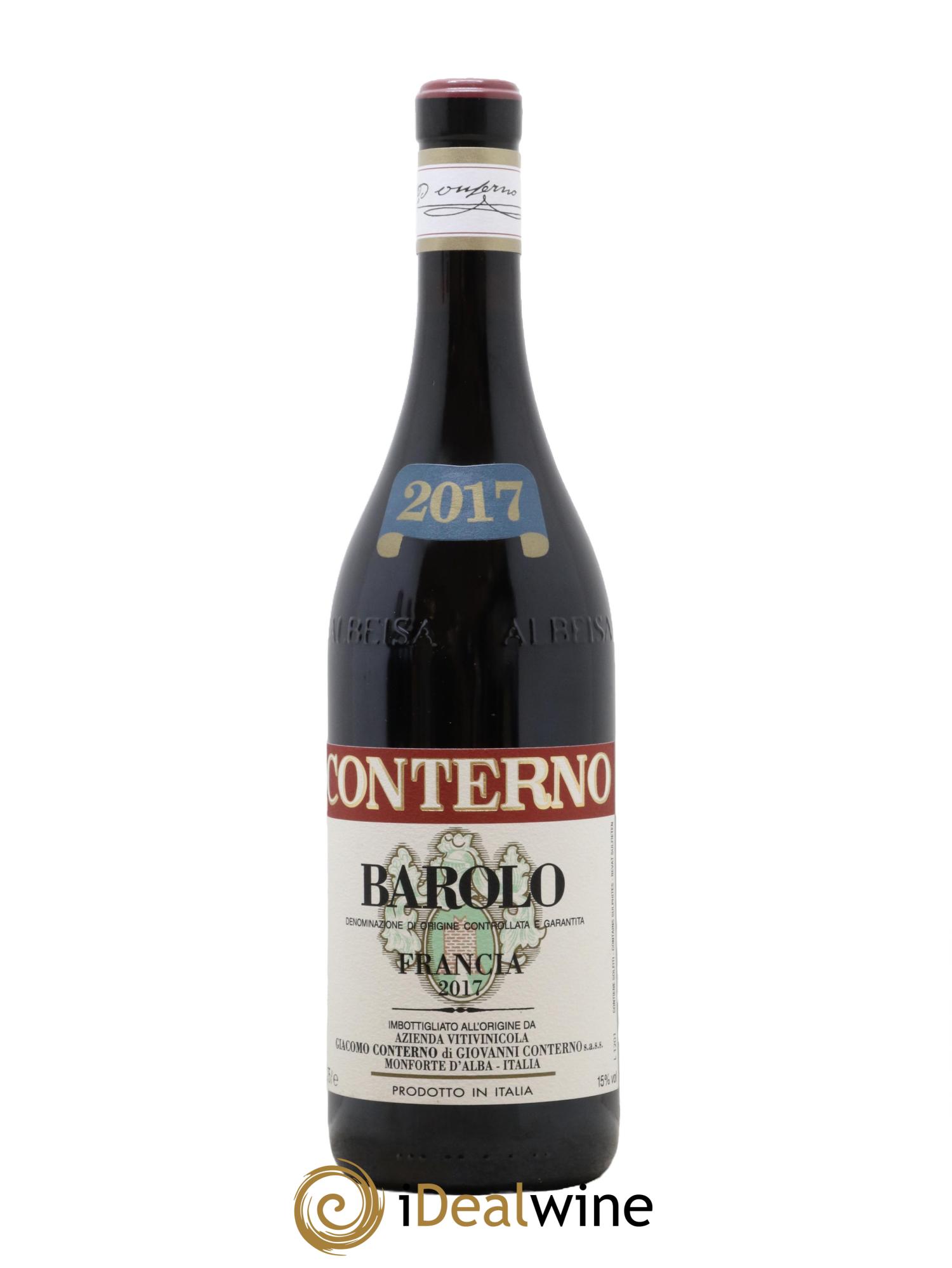 Barolo DOCG Vigna Francia Giacomo Conterno 2017 - Lotto di 1 bottiglia - 0