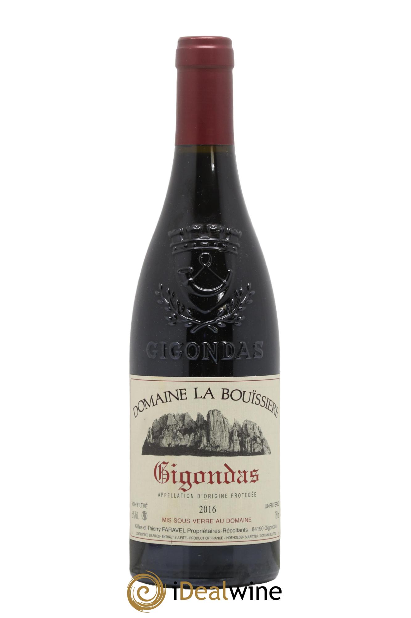 Gigondas La Bouïssière 2016 - Posten von 1 Flasche - 0